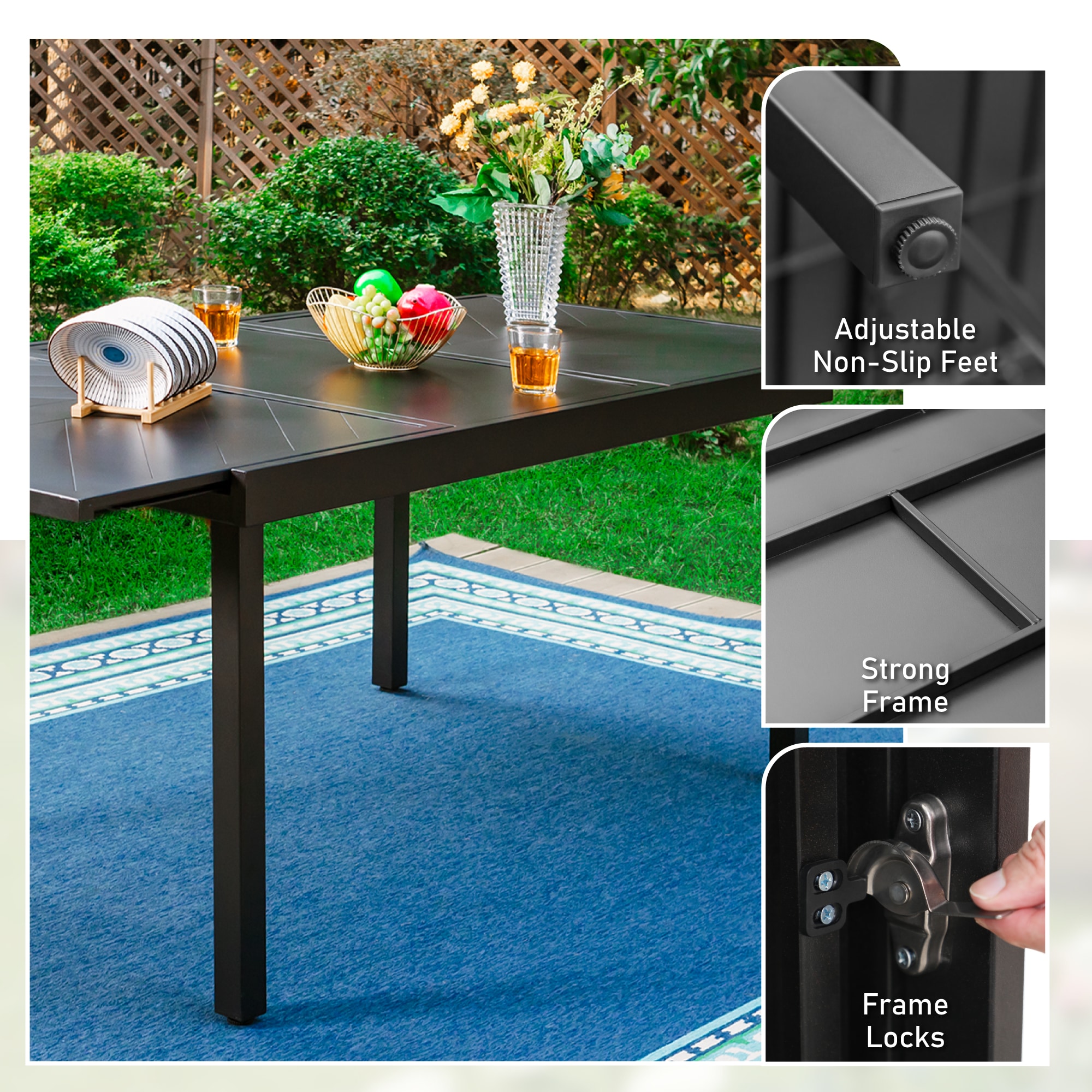 Sunshine Valley TC7-115-4 Patio-Dining-Sets - View #9