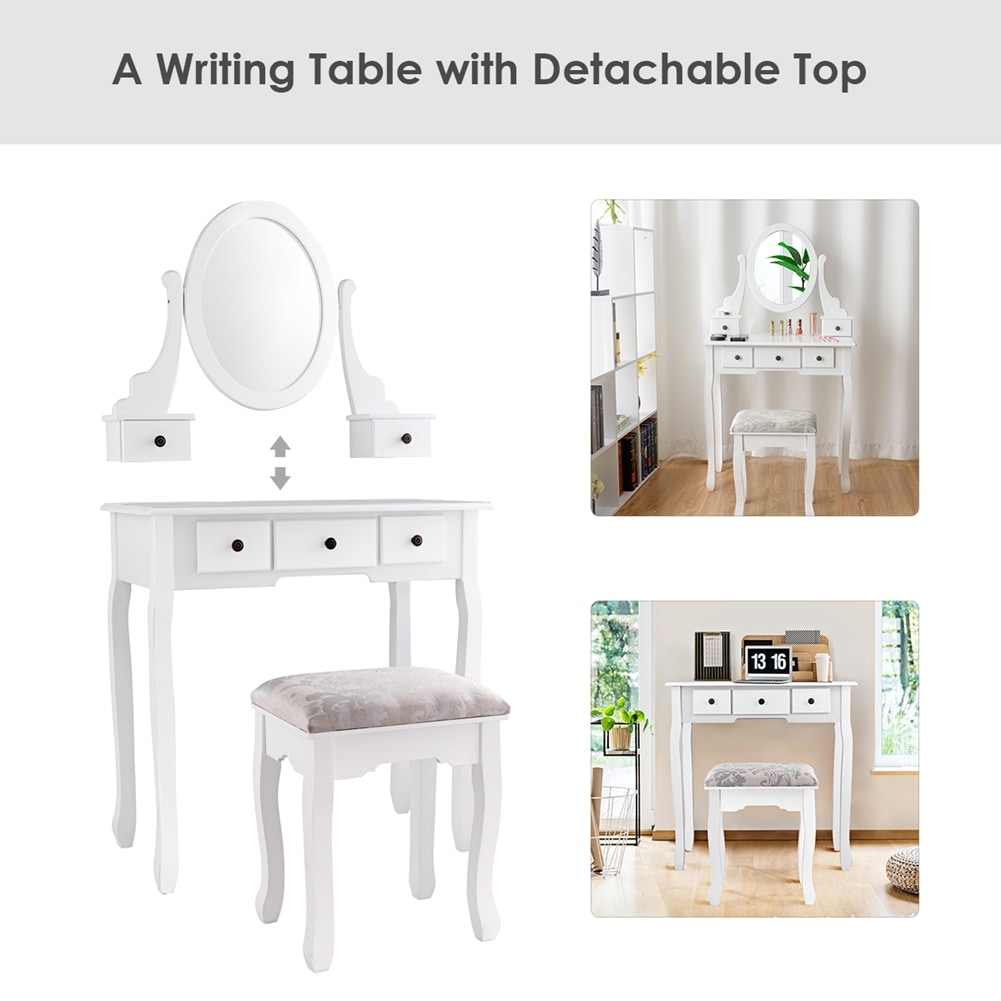 Costway CSHY001314 Bedroom-Vanities - View #6