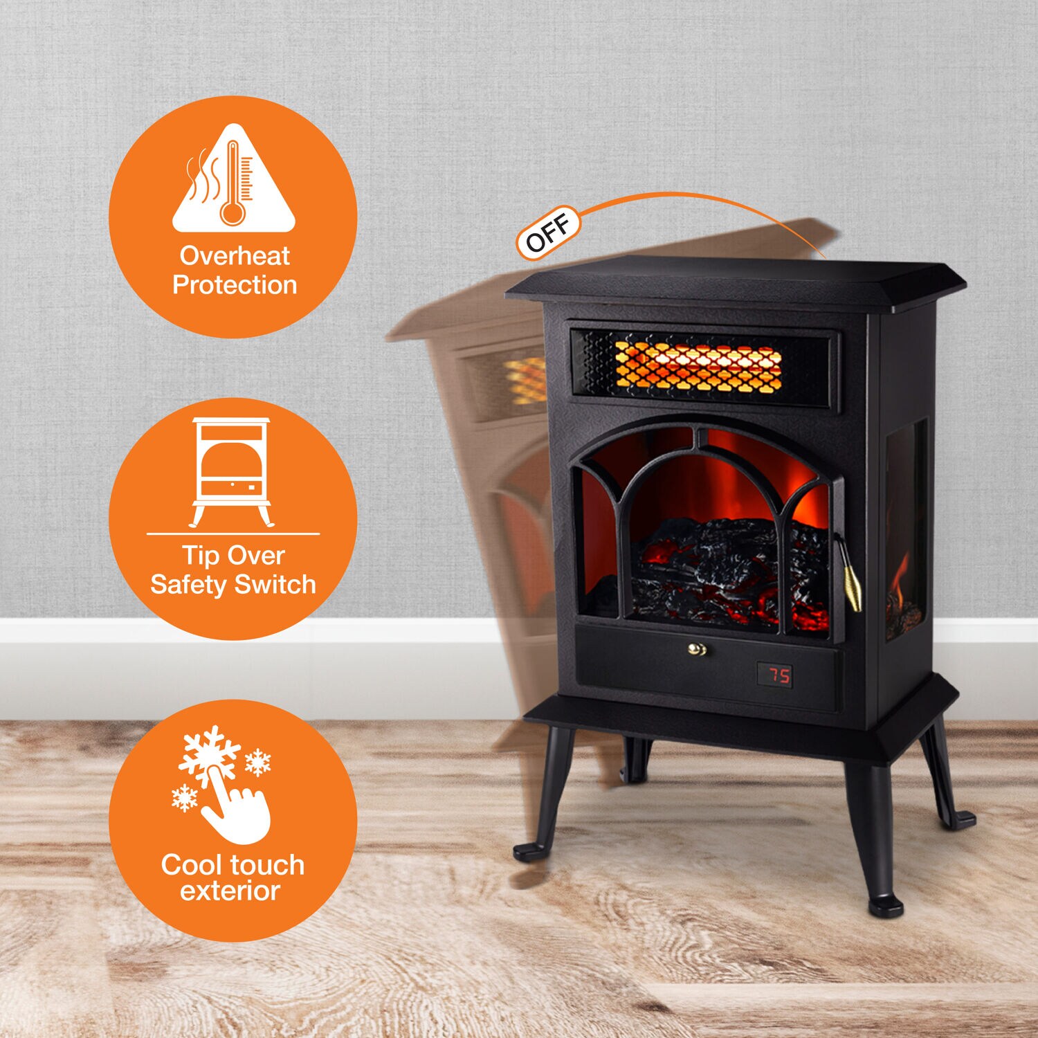 Lifesmart HT1289 Portable-Electric-Heat - View #8