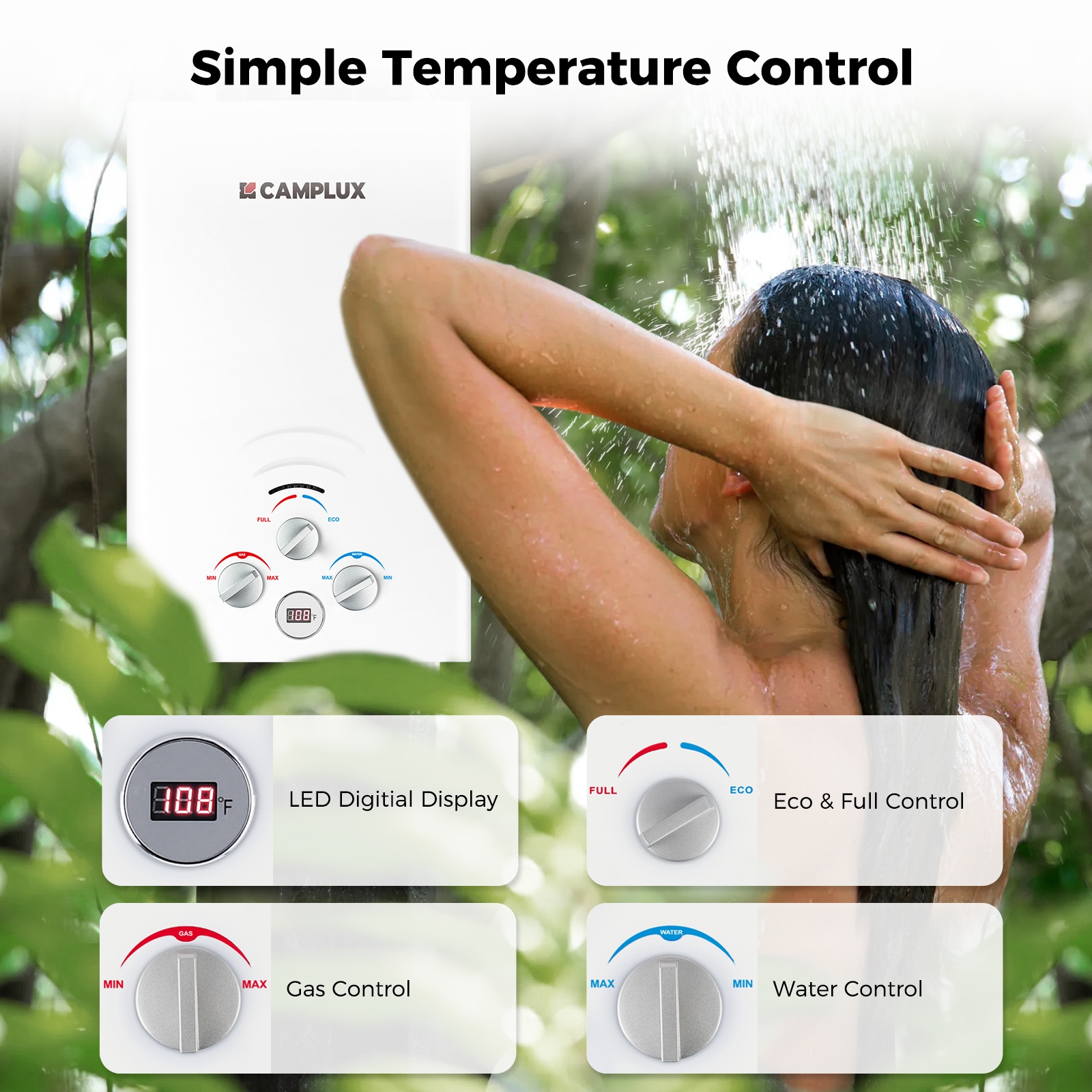 Camplux BW211-N Gas-Water-Heaters - View #2