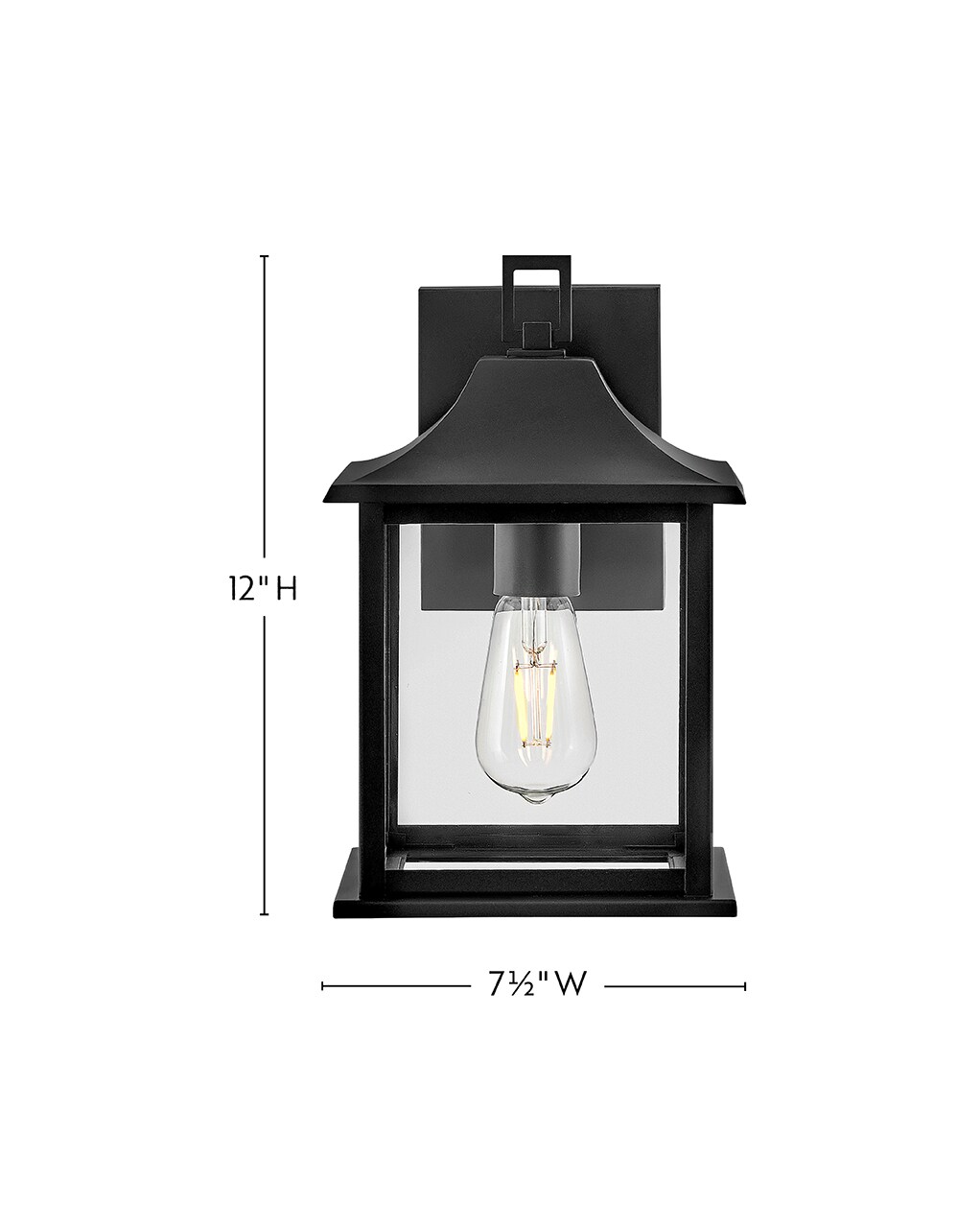 Lark 81590BK Outdoor-Wall-Lighting - View #7