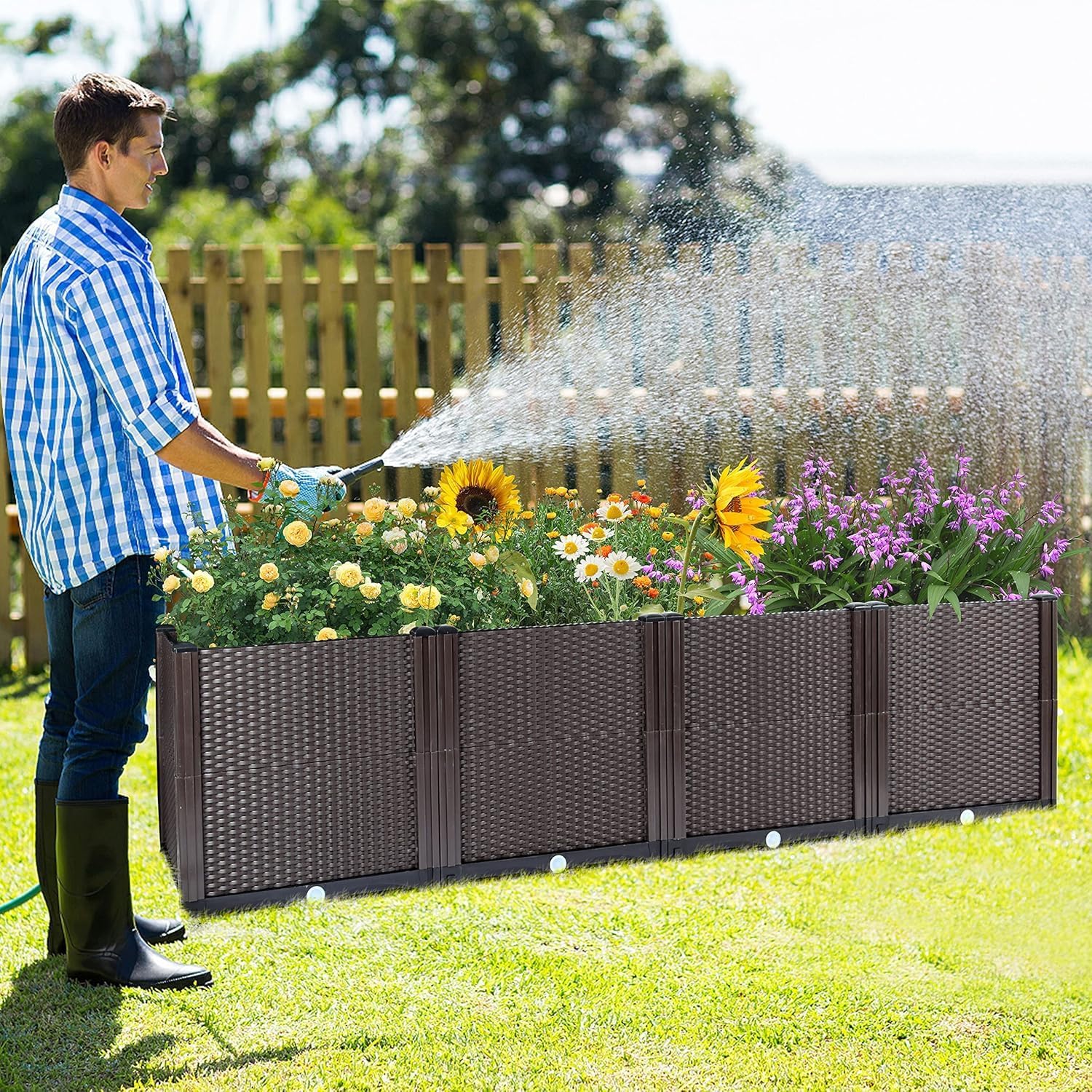 IdealHouse L464CECSRBM Raised-Garden-Beds - View #7