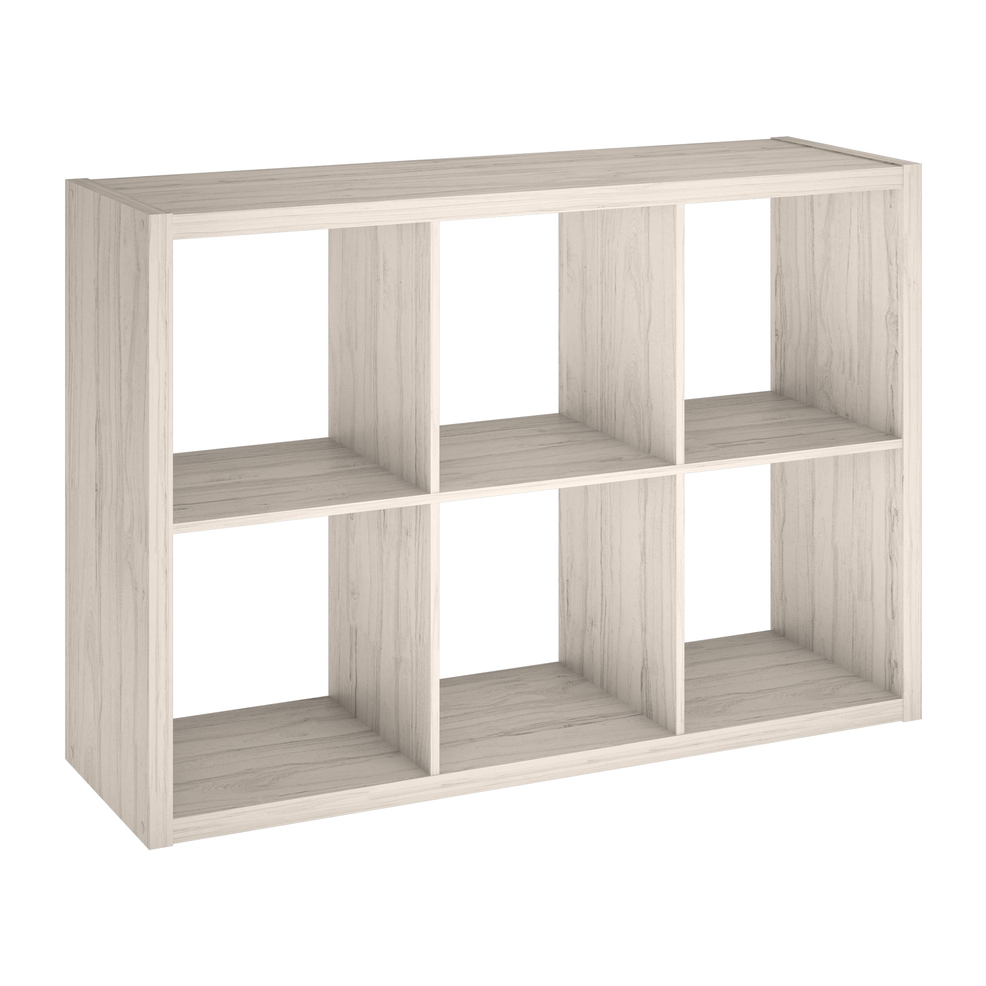 Milliard Storage Cube Organizer - 6 Storage Cubes / Organizer Shelf / White