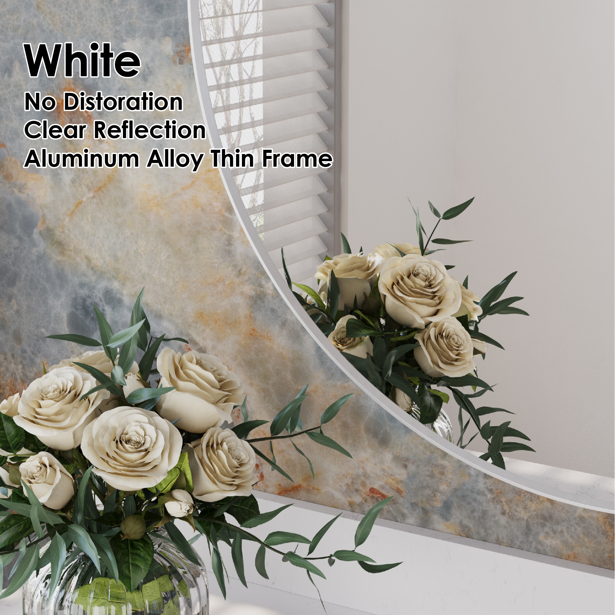 Forclover HYFC-BA637US Framed-Bath-Mirrors - View #7