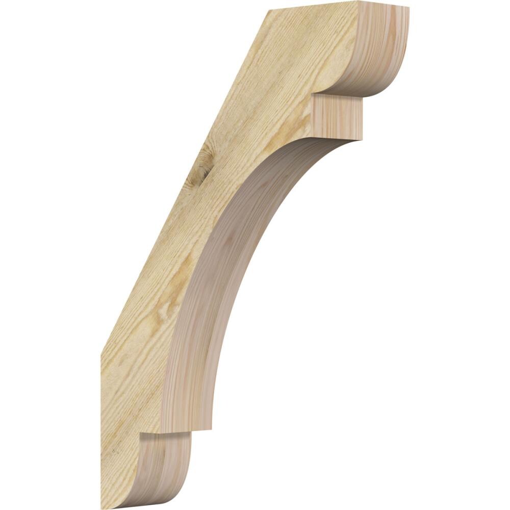Ekena Millwork BRC04X18X26OLY00RDF 4-in x 18-in x 26-in Douglas Fir Unfinished Wood Olympic rough sawn