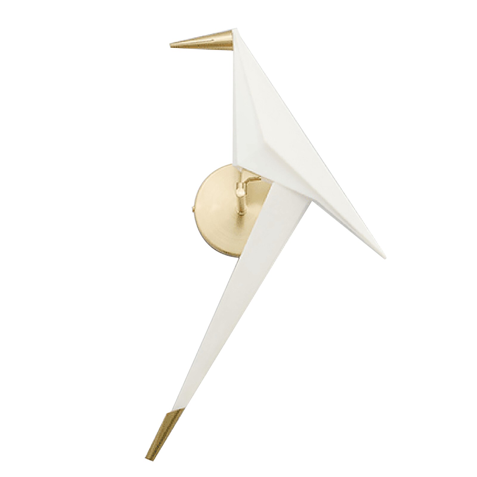 Oukaning HG-TWBYYR-5192 19.7-in W 1 -Light White Integrated LED Wall Sconce