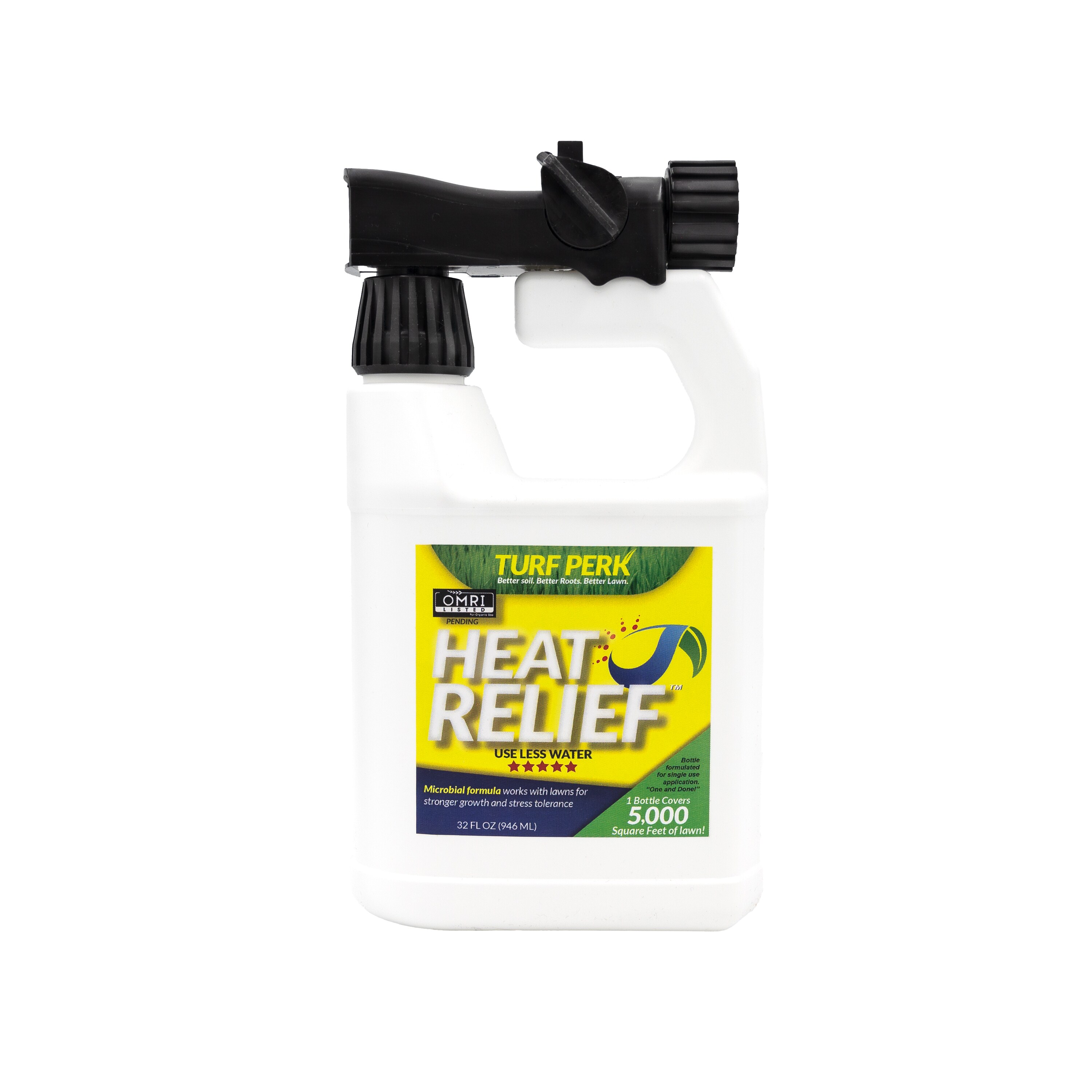 Turf Perk Heat Relief 32-oz Organic Natural Fast Release All Purpose Lawn Starter Fertilizer #HR32