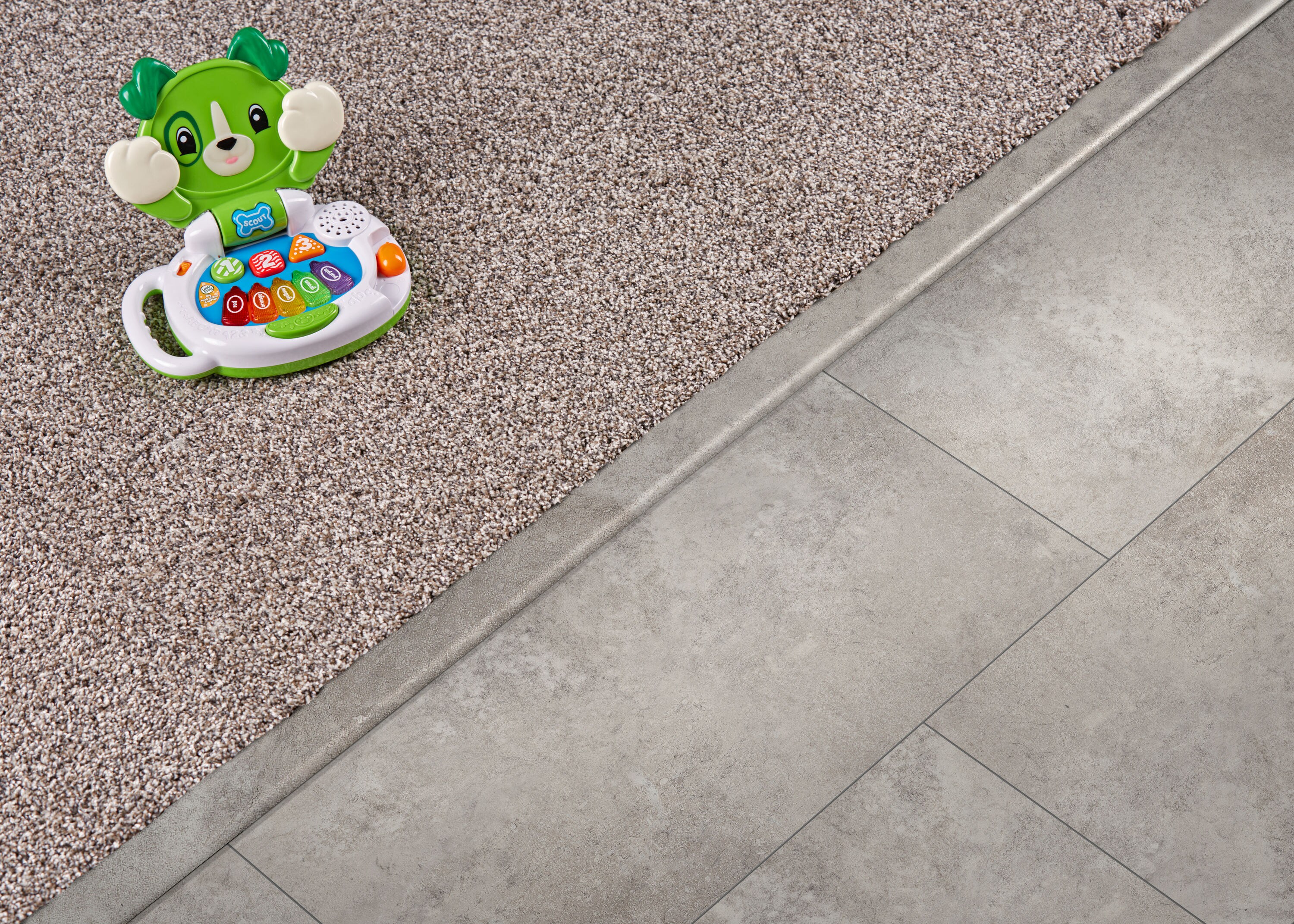 LVP -   1.73-in x 94-in Ashland Gray Vinyl Floor Threshold