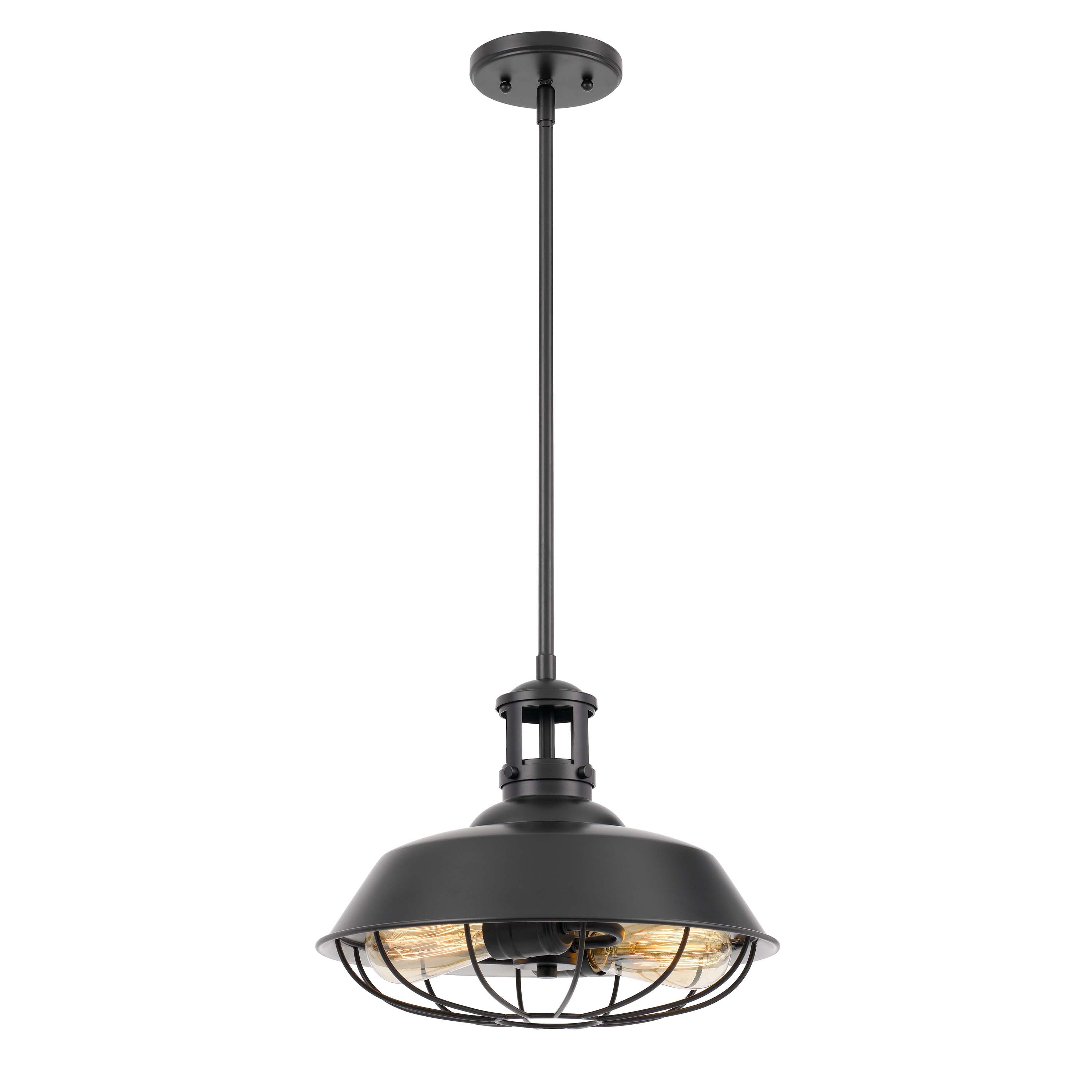 Feiss Urban Renewal 1-Light Pendant in Antique Forged Iron P1242AF 