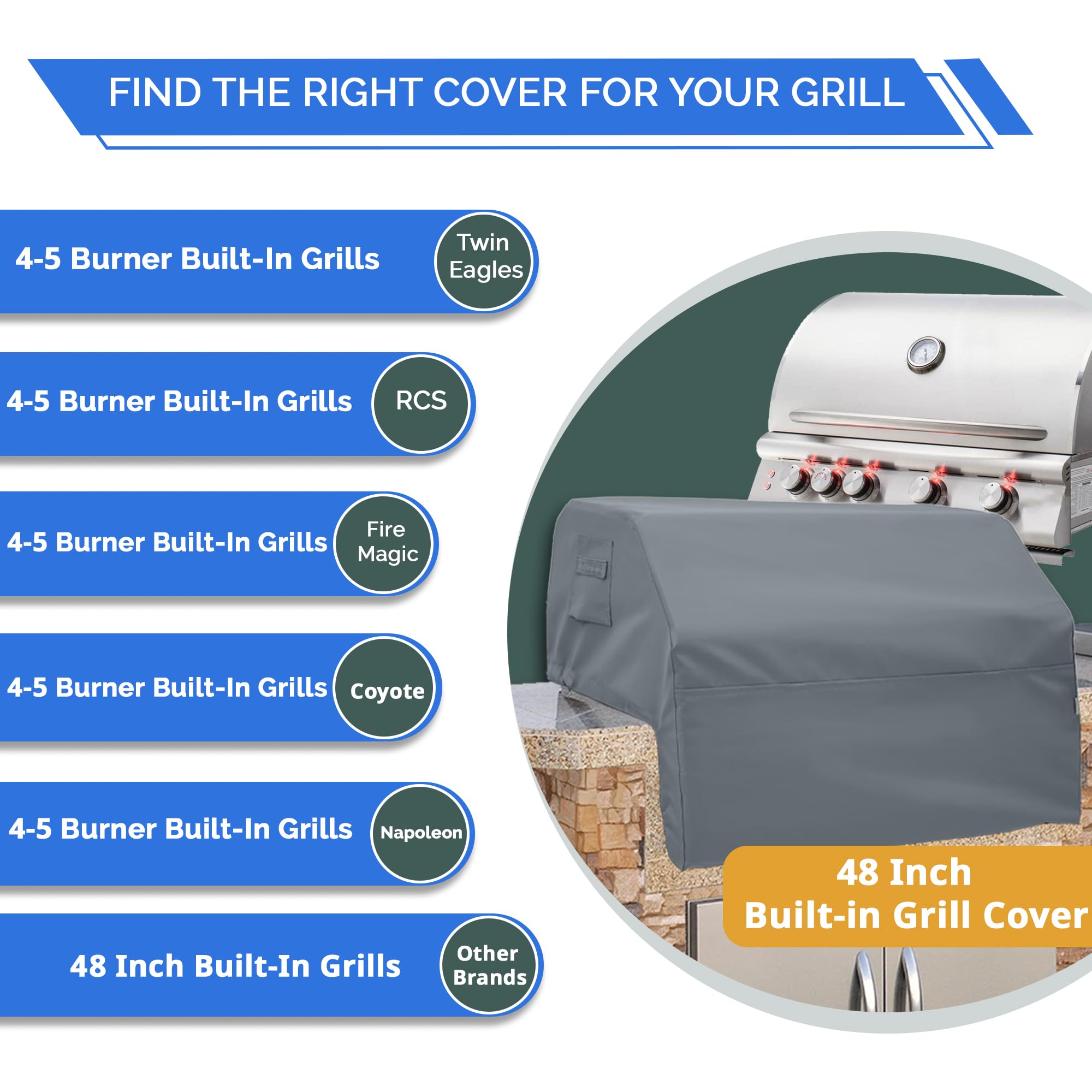 Covers & All 665502048198 Grill-Covers - View #3