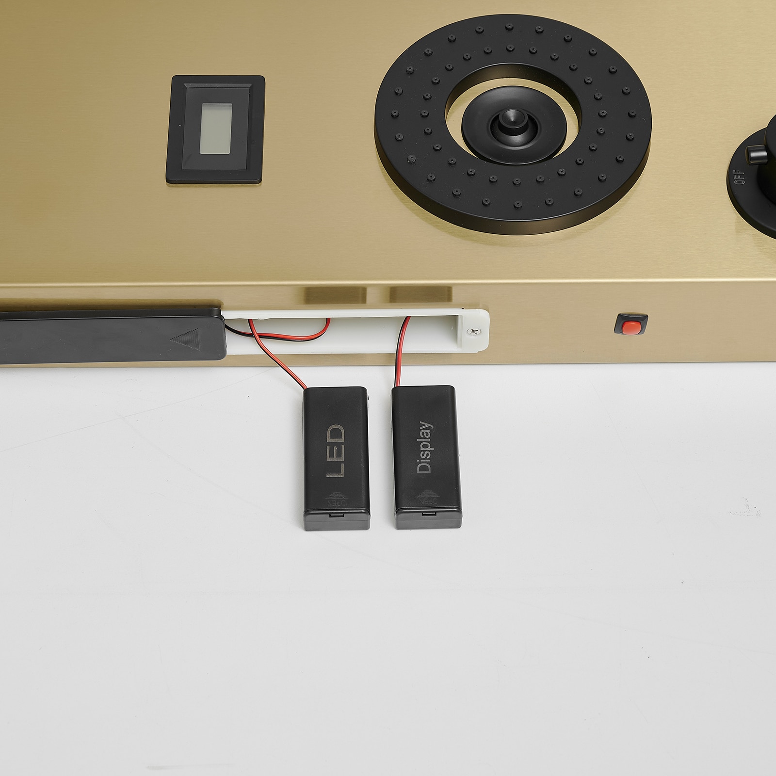 BWE YTPL09-BGK Showerhead-Bar-Panels - View #10