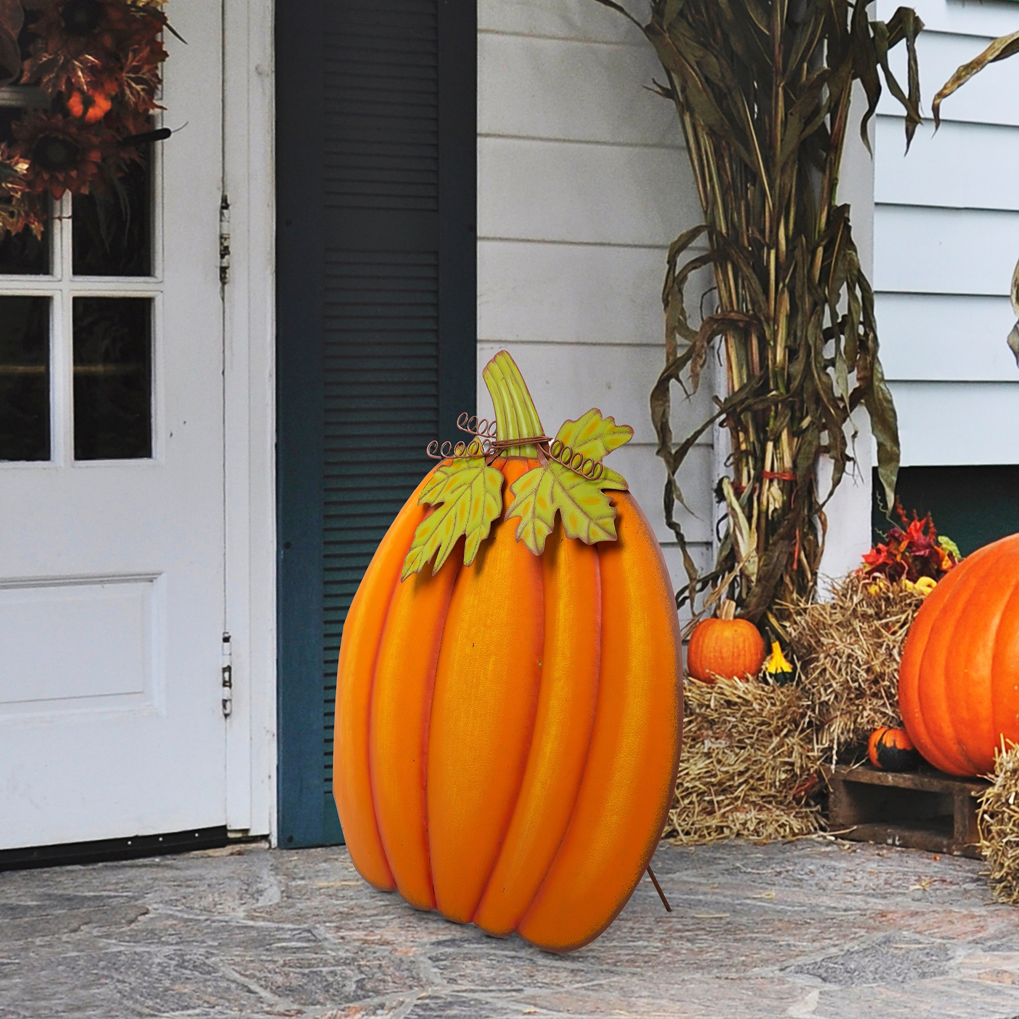 Glitzhome 2005600020 Outdoor-Thanksgiving-Decor - View #2