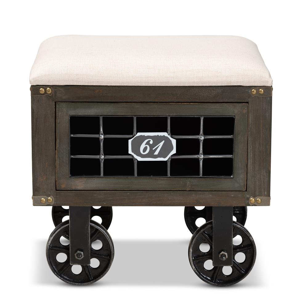 Baxton Studio 162-10515-LW Indoor-Ottomans - View #2