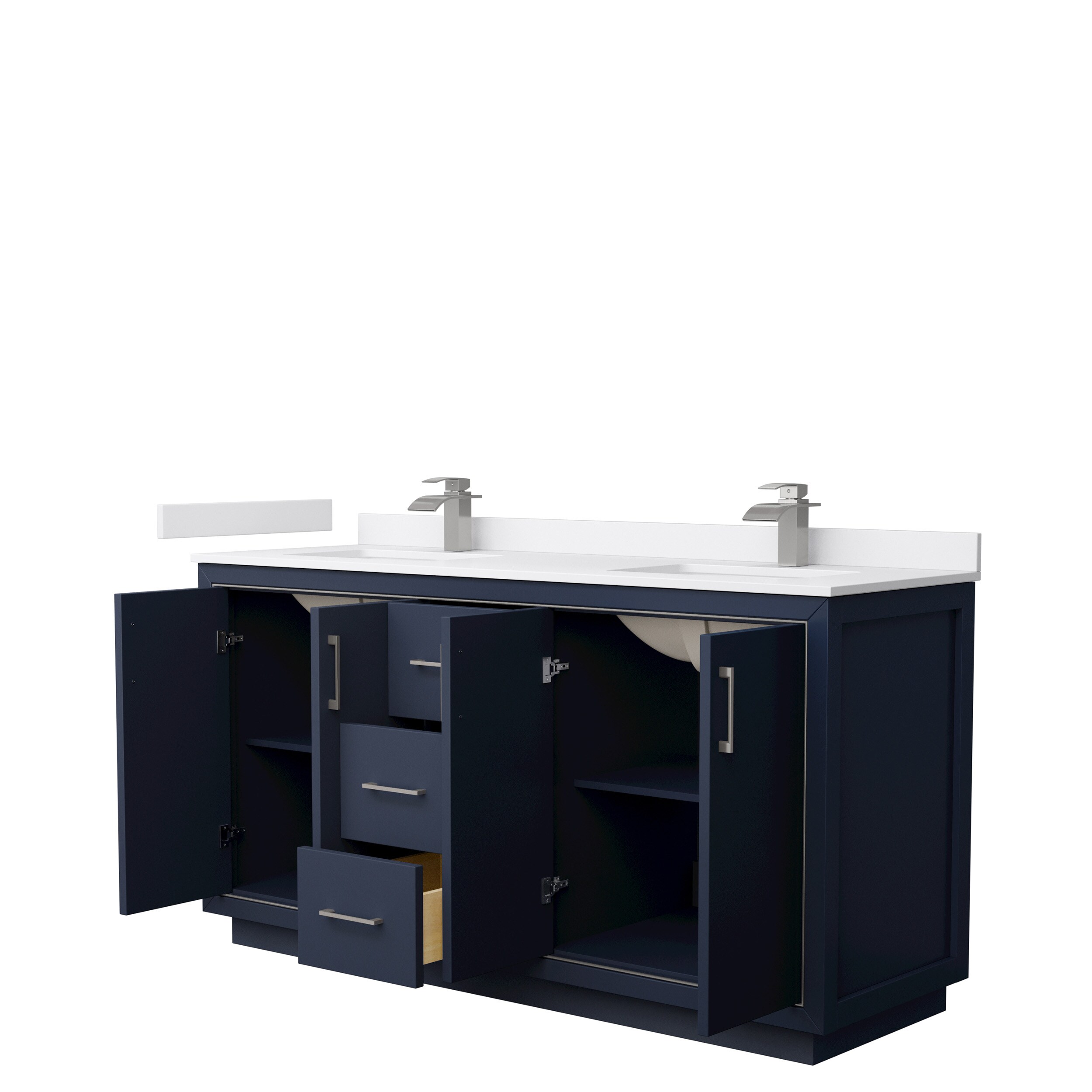 Wyndham Collection WCF111166DBNWCUNSMXX Bath-Vanity-Combo - View #2