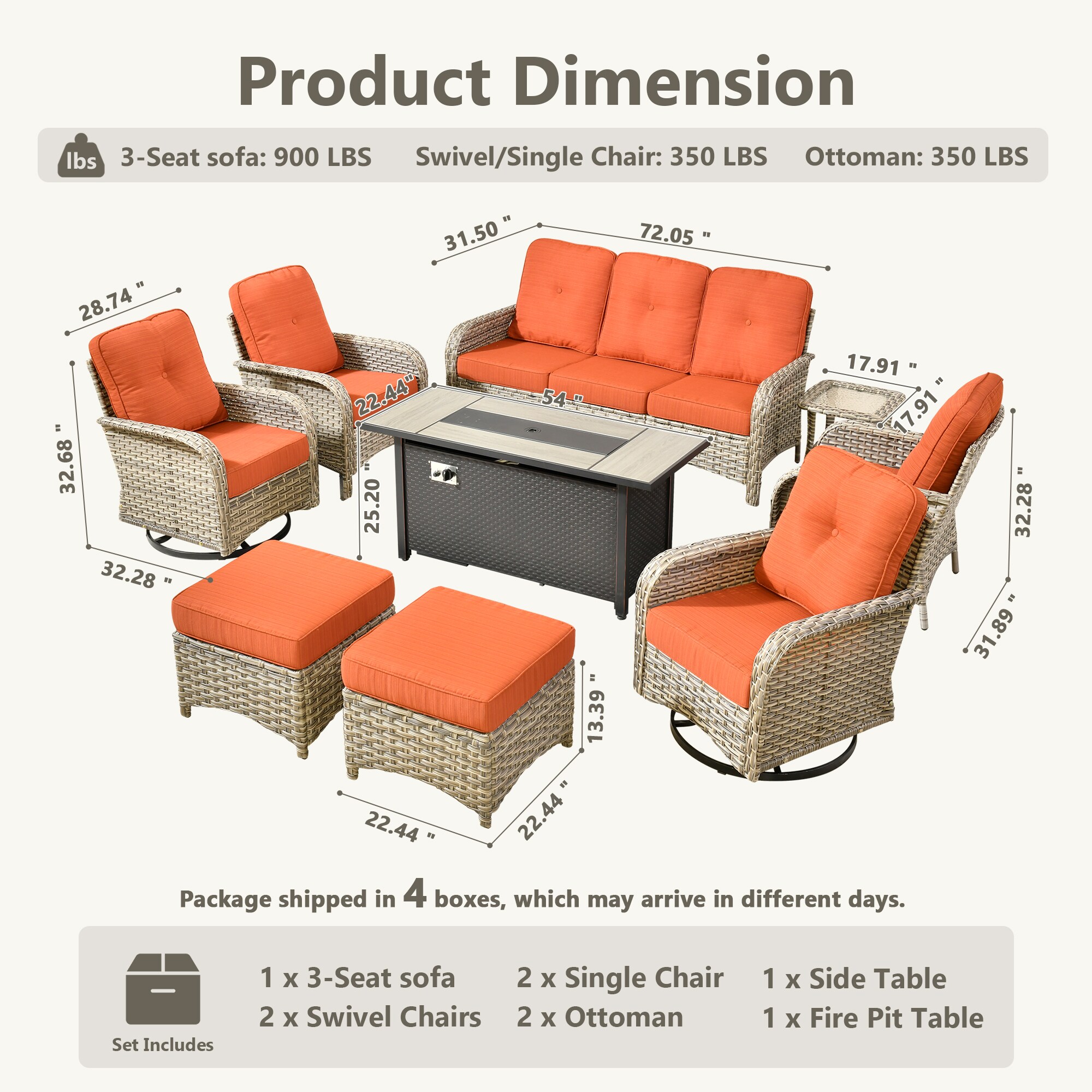 ALTRIGUS LCFP8503YZVNC80091AL Patio-Conversation-Sets - View #3