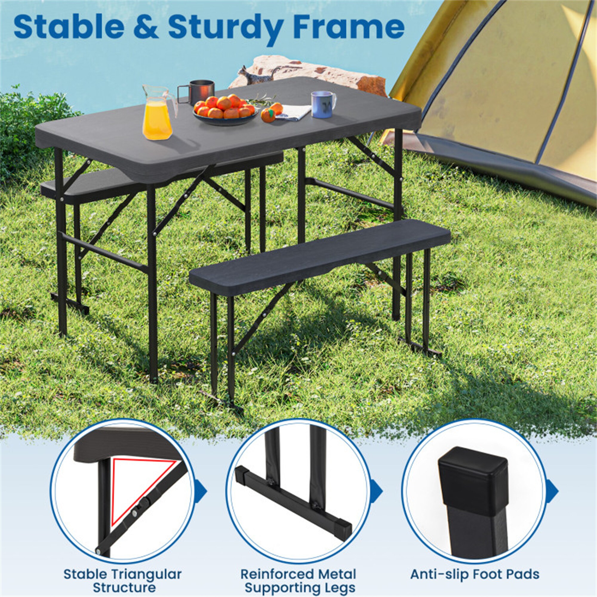 BABOOM BOM-11837BK-CO Picnic-Tables - View #4