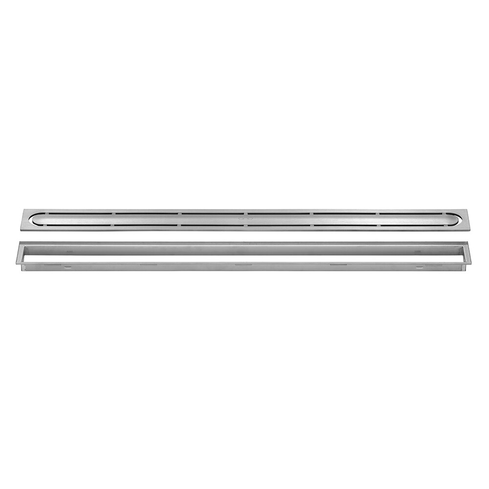 Schluter Systems KL1IFG23EB80 Kerdi-Line Brushed Stainless Steel Rectangle Grate