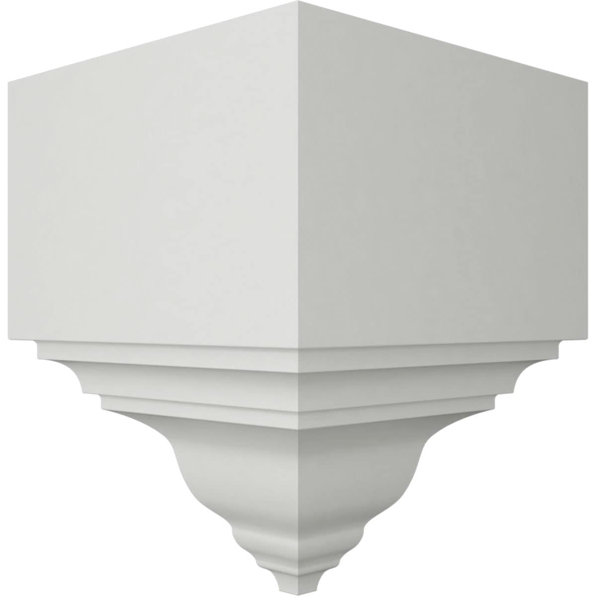 Ekena Millwork MOC03X03BI Moulding-Blocks - View #2