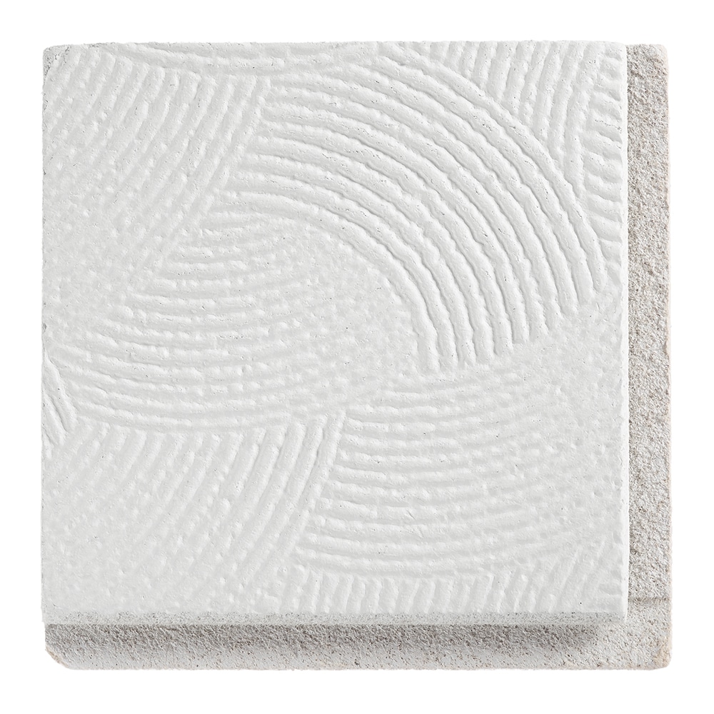 Armstrong Ceilings Pinehurst White Mineral Fiber Surface-mount Ceiling Tile Sample