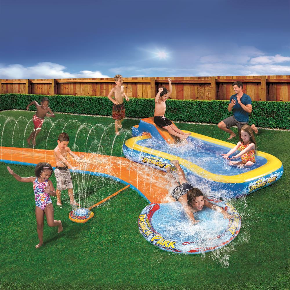 Double Splash Foam N' Slide with pool » Bounceland