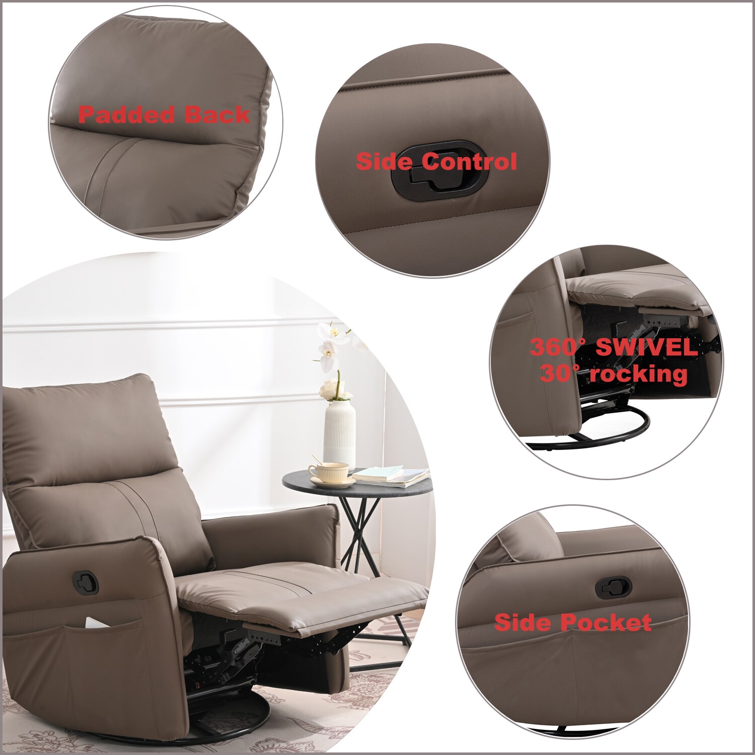 GZMR GM-W5302 recliners - View #6