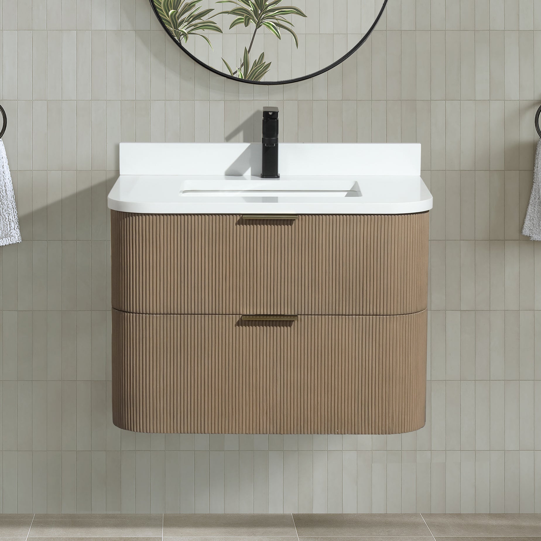 Ari Kitchen & Bath AKB-CHANTAL-30-SMOAK Bath-Vanity-Combo - View #10