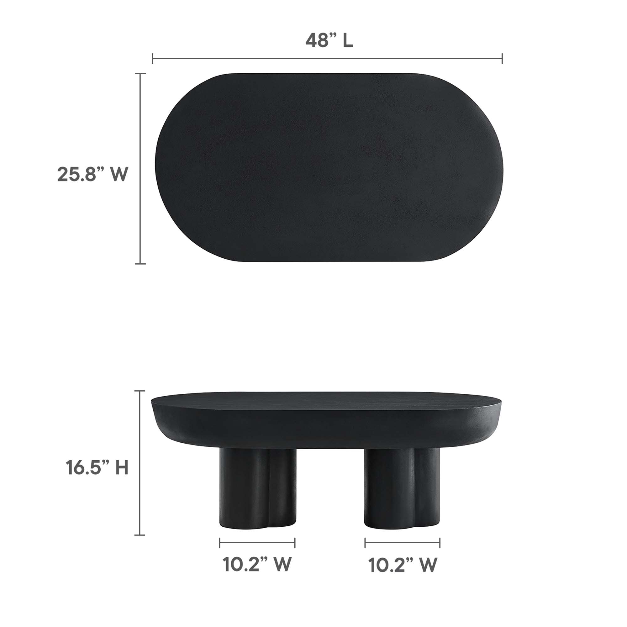 Modway EEI-6763-BLK Coffee-Tables - View #3