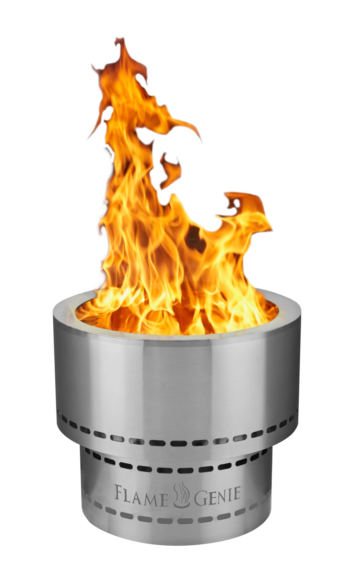 Flame Genie FG-19-SS 19-Inches Stainless steel Stainless steel Fire Pit Fire pit burner