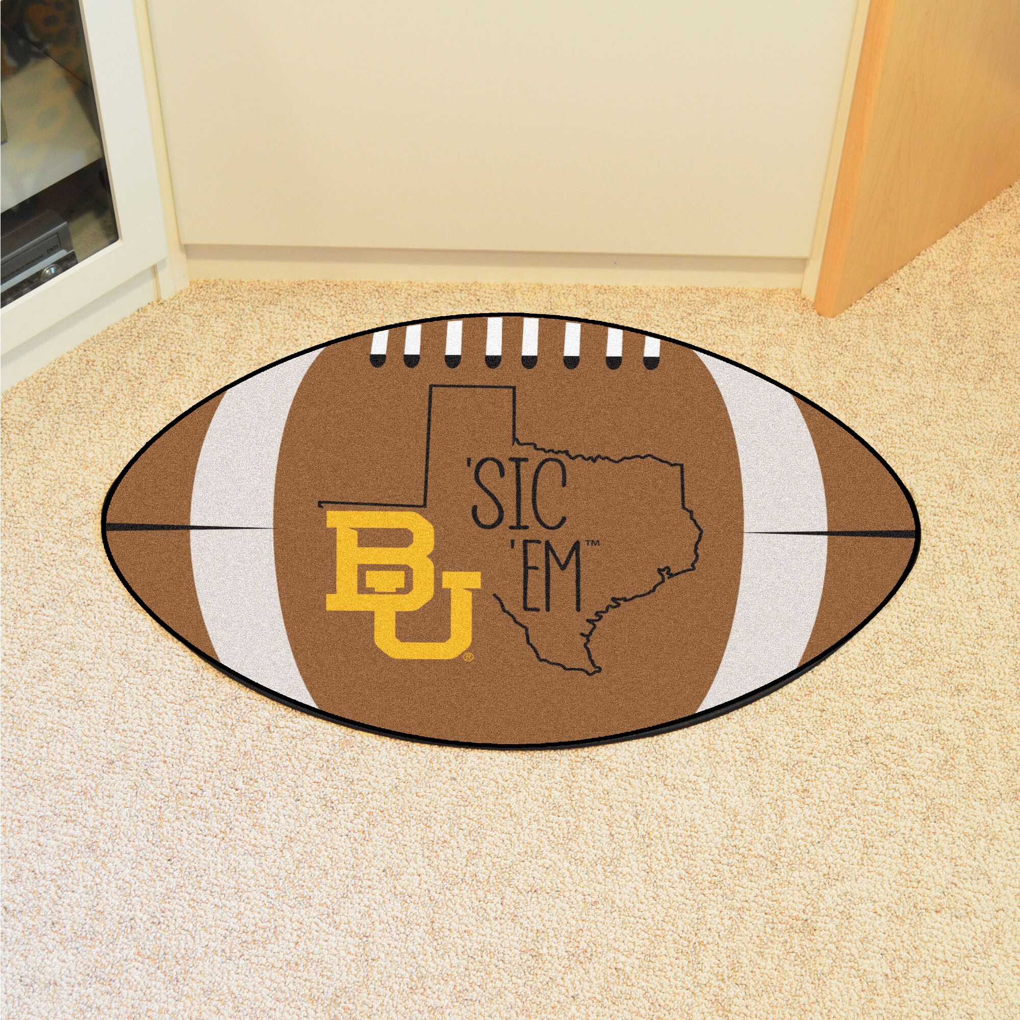 Fanmats Baylor Bears 8ft. x 10 ft. Plush Area Rug