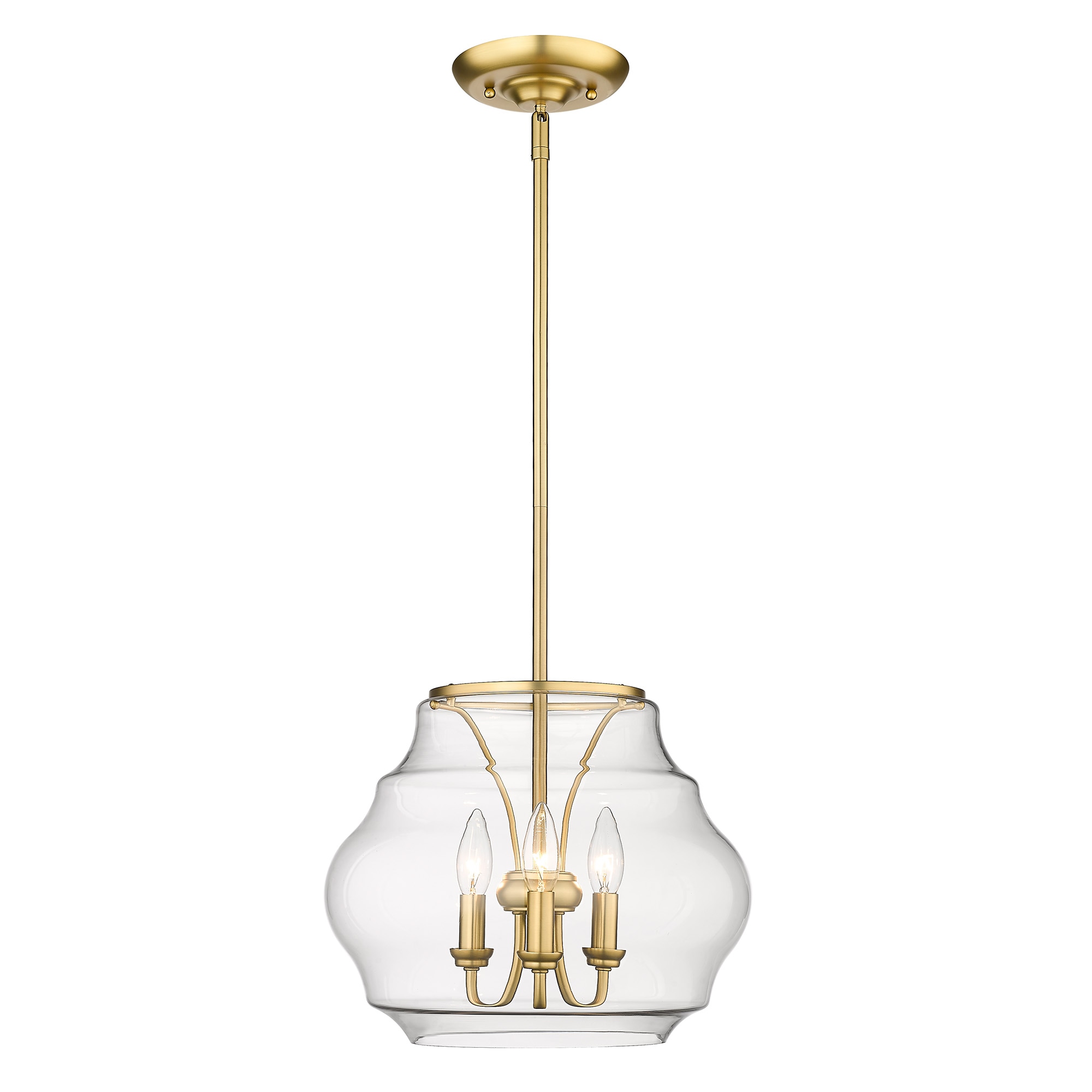 Golden Lighting 1087-3P BCB-CLR Pendant-Lights - View #2