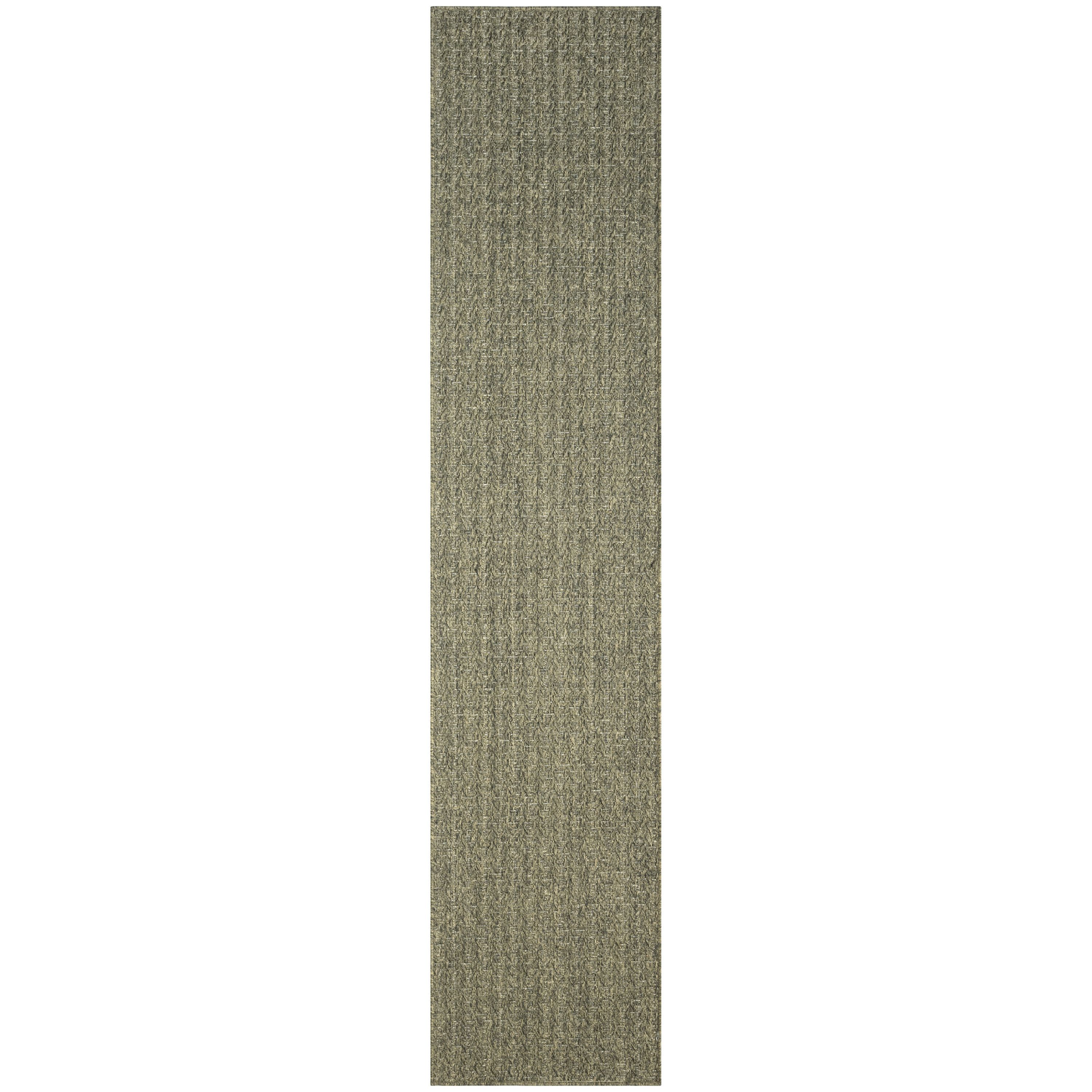 Nourison 841491138557 Tulum 2'2" x 8' Olive Indoor/Outdoor Rug