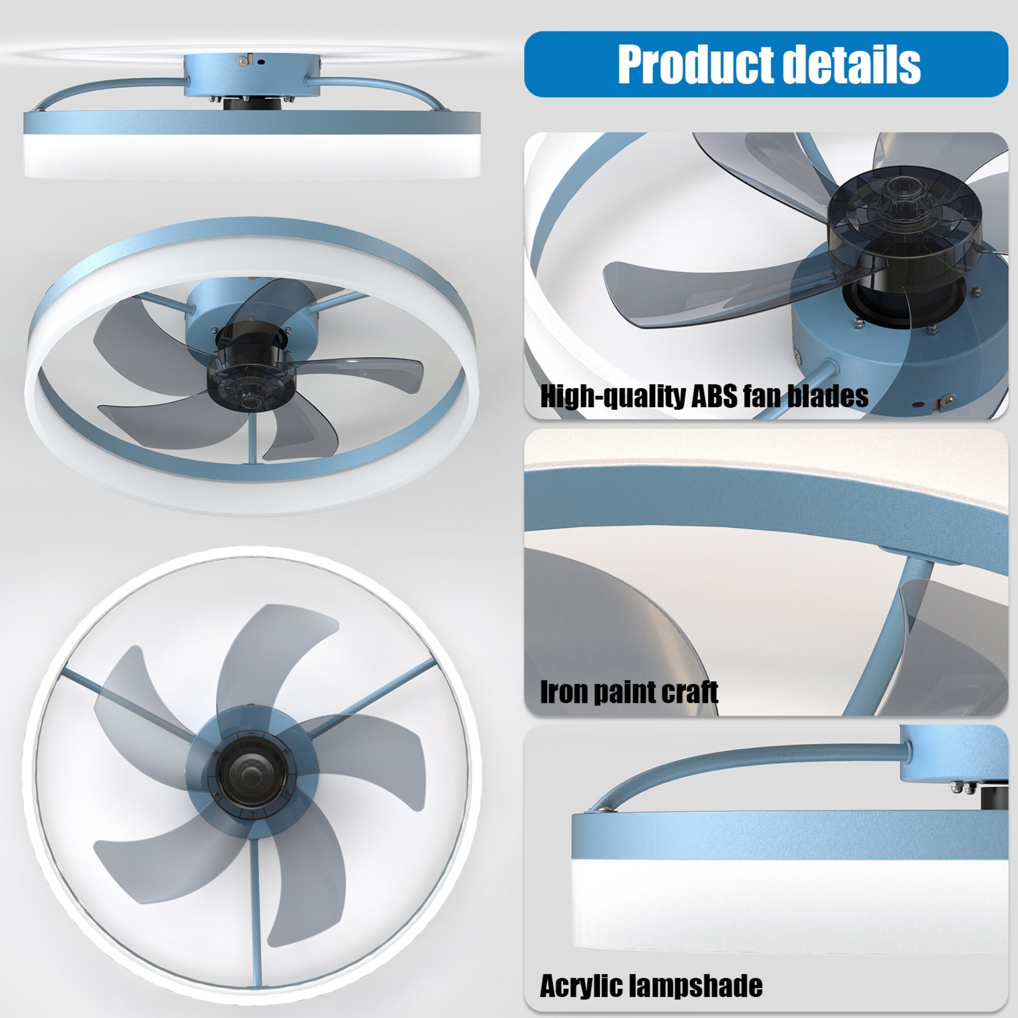 LUCKY ONE LO-LC124833P Ceiling-Fans - View #2