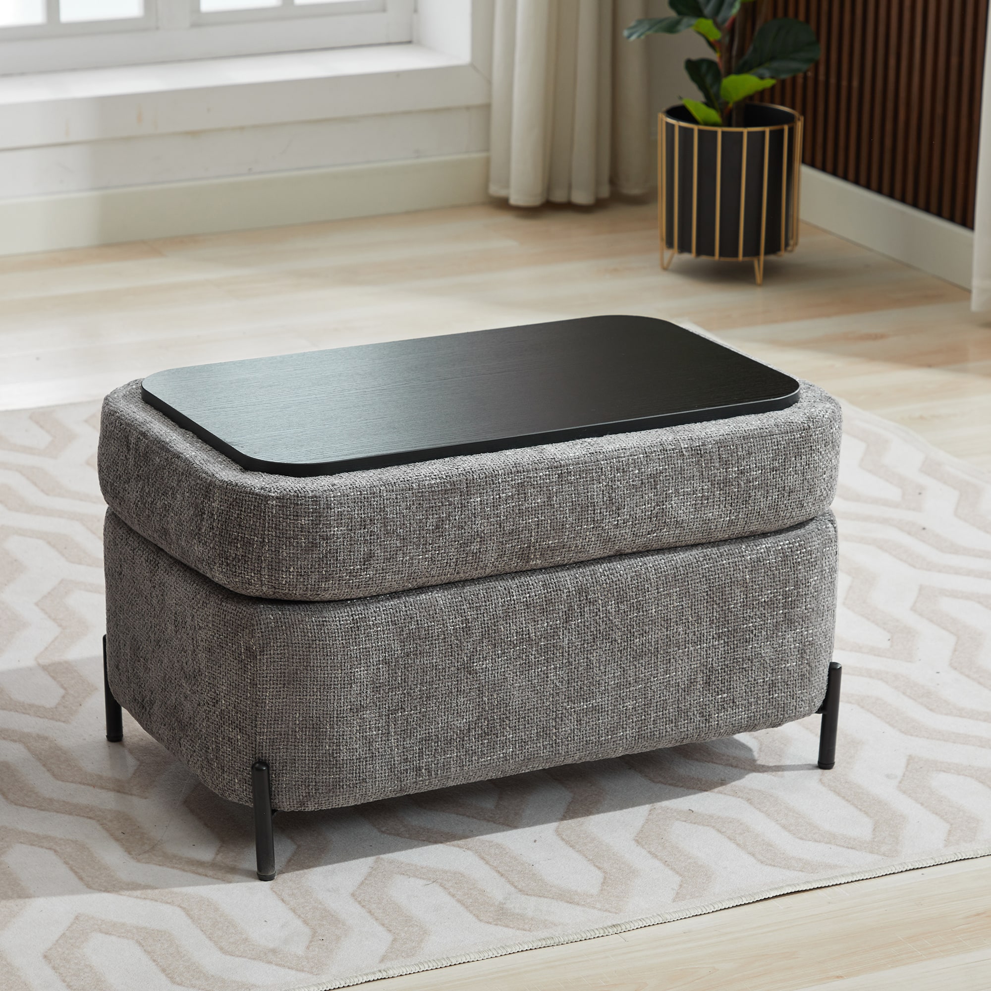 Aortzio HM-A4080-CHARCOAL bench - View #3