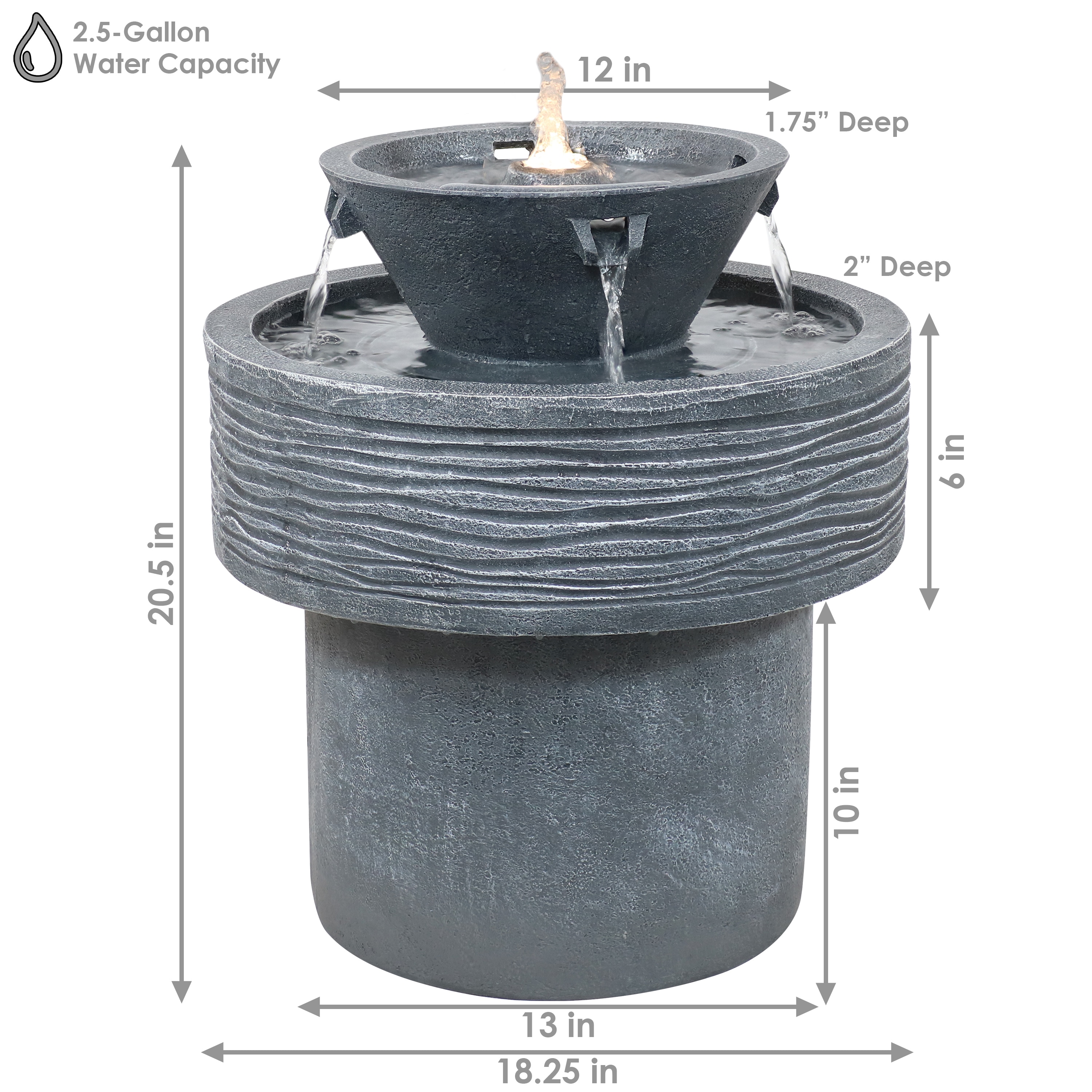Sunnydaze Decor SSS-772 fountains - View #3
