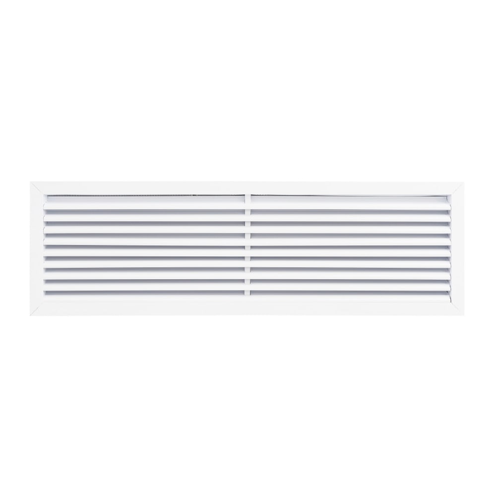 ACLaminaire L-RA-LP-A BS 26X6 26-in x 6-in Aluminum White Sidewall/Ceiling Grille
