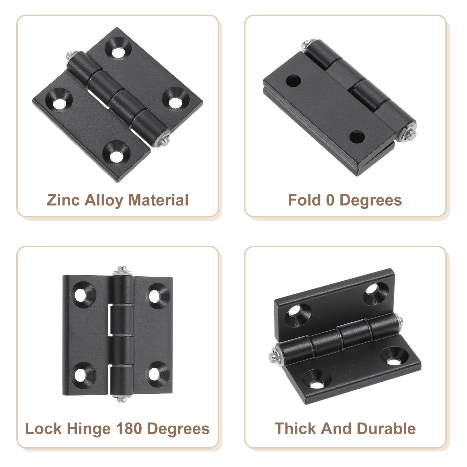 Unique Bargains S25093000UX8261 Cabinet-Hinges - View #3