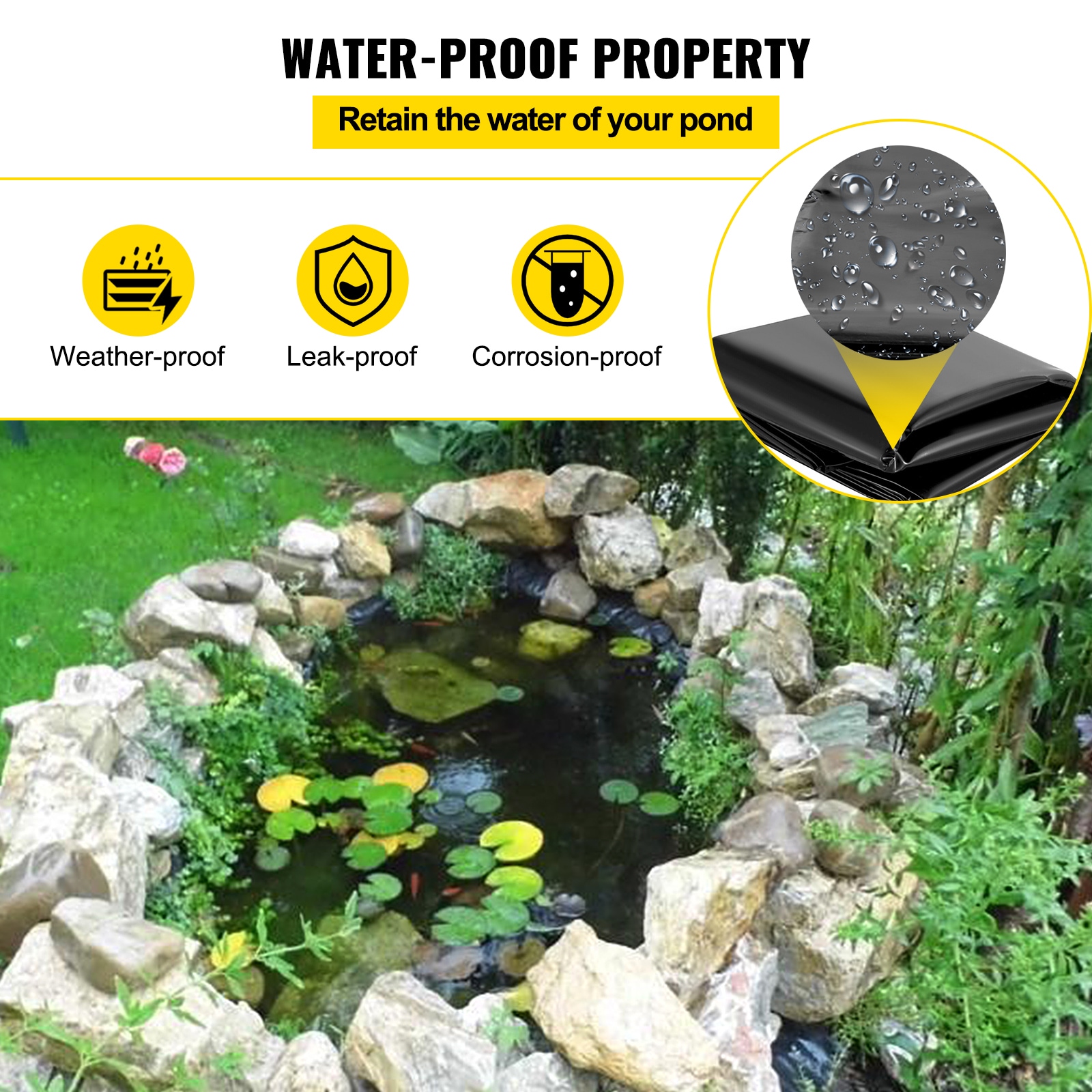 VEVOR FSM15X20FT0000001V0 Pond-Liner - View #6