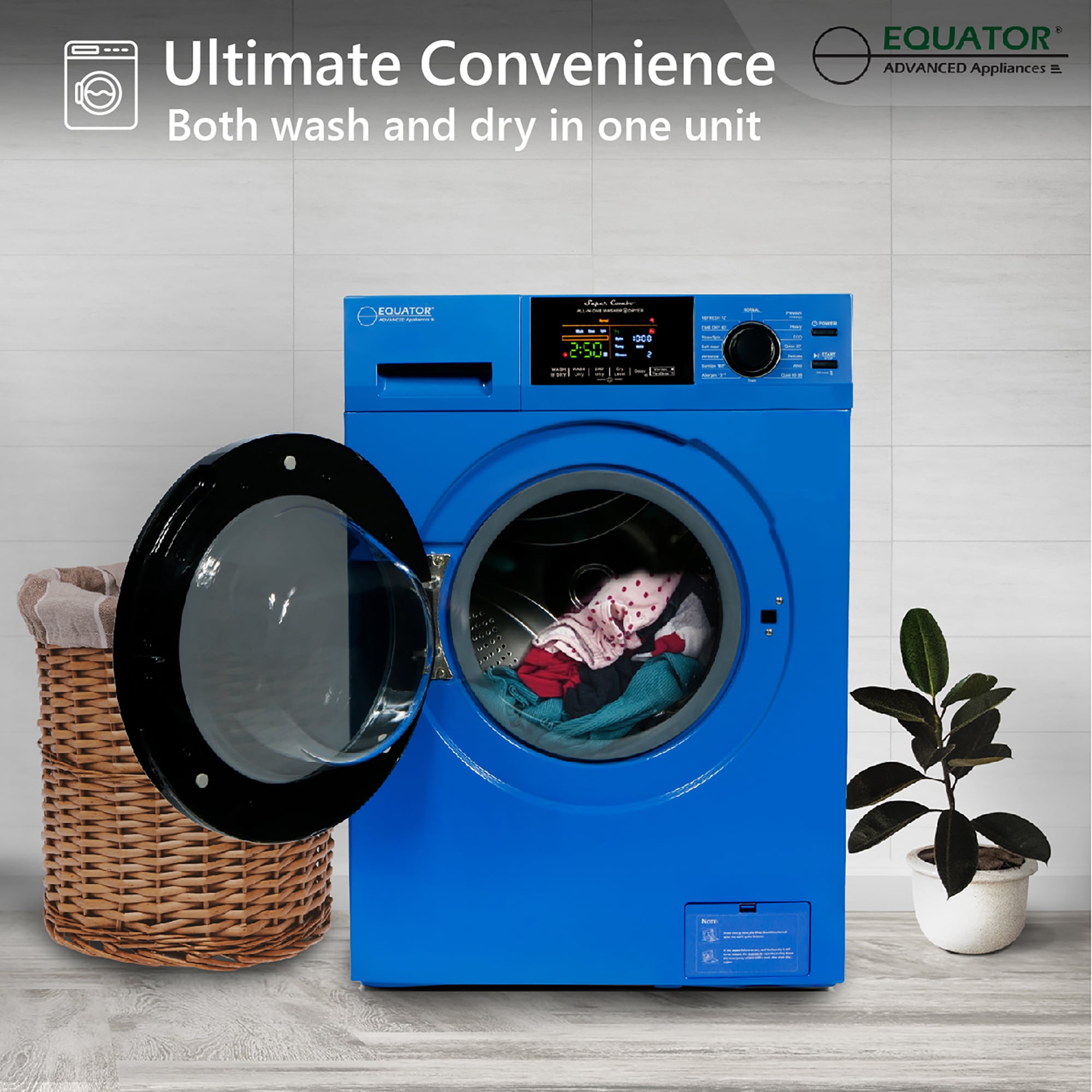 Equator Advanced Appliances EZ 5500CV BLUE +2HE Combination-Washers-Dryers - View #16