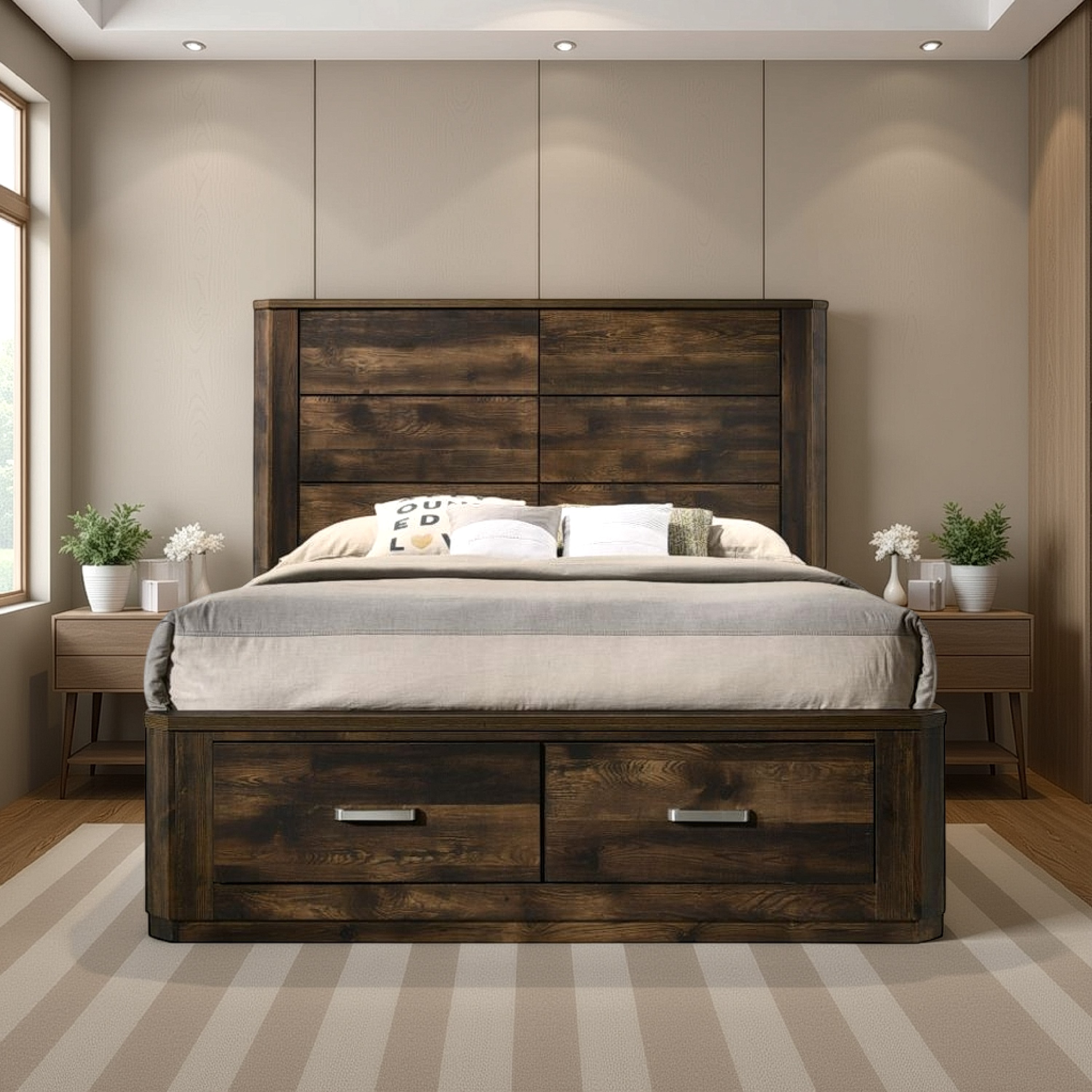 Benzara BM235331 beds - View #6