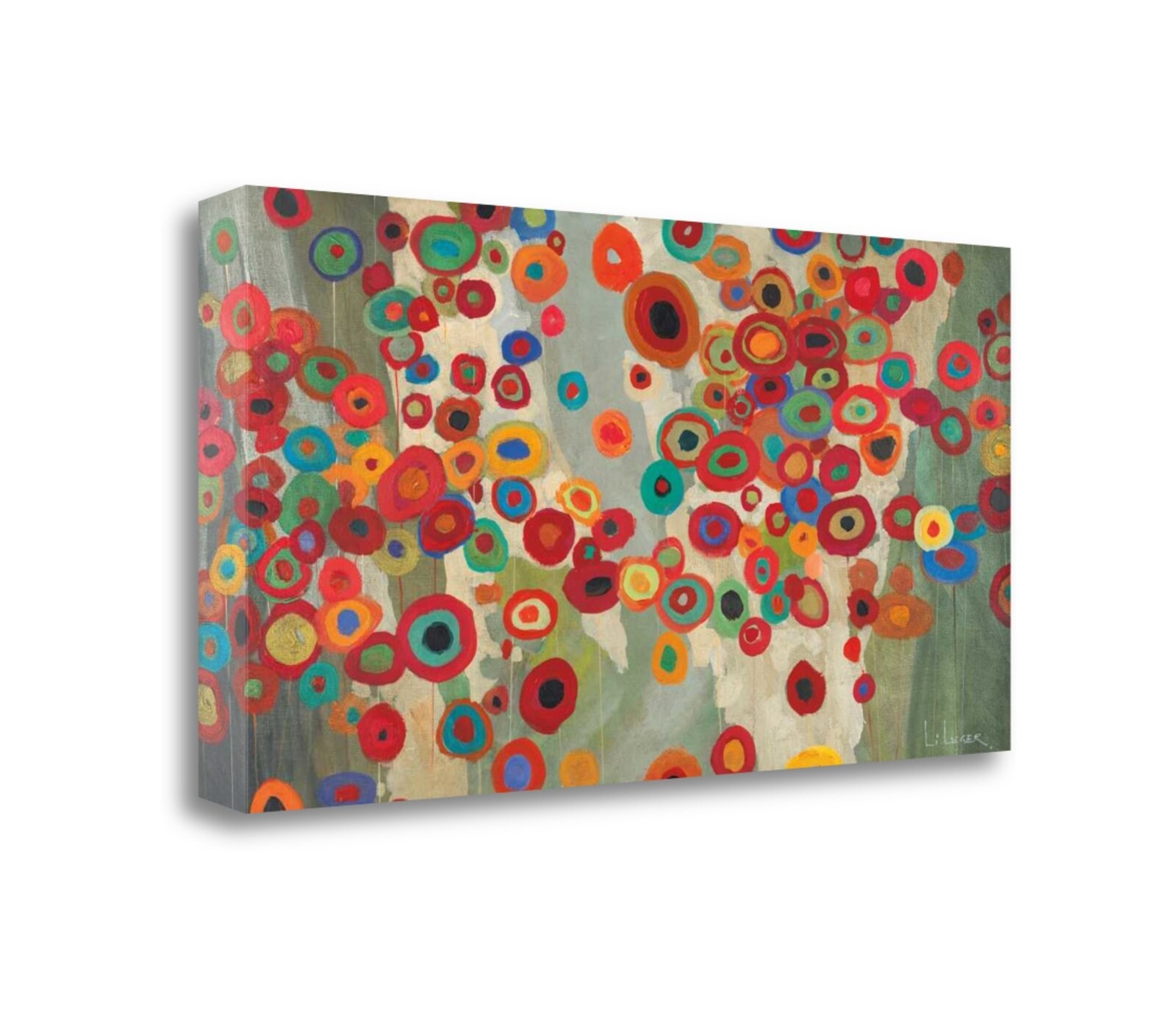 Tangletown Fine Art CA316261-4824C Celebration Don Li-leger 24-in H x 47-in W Floral Print on Canvas