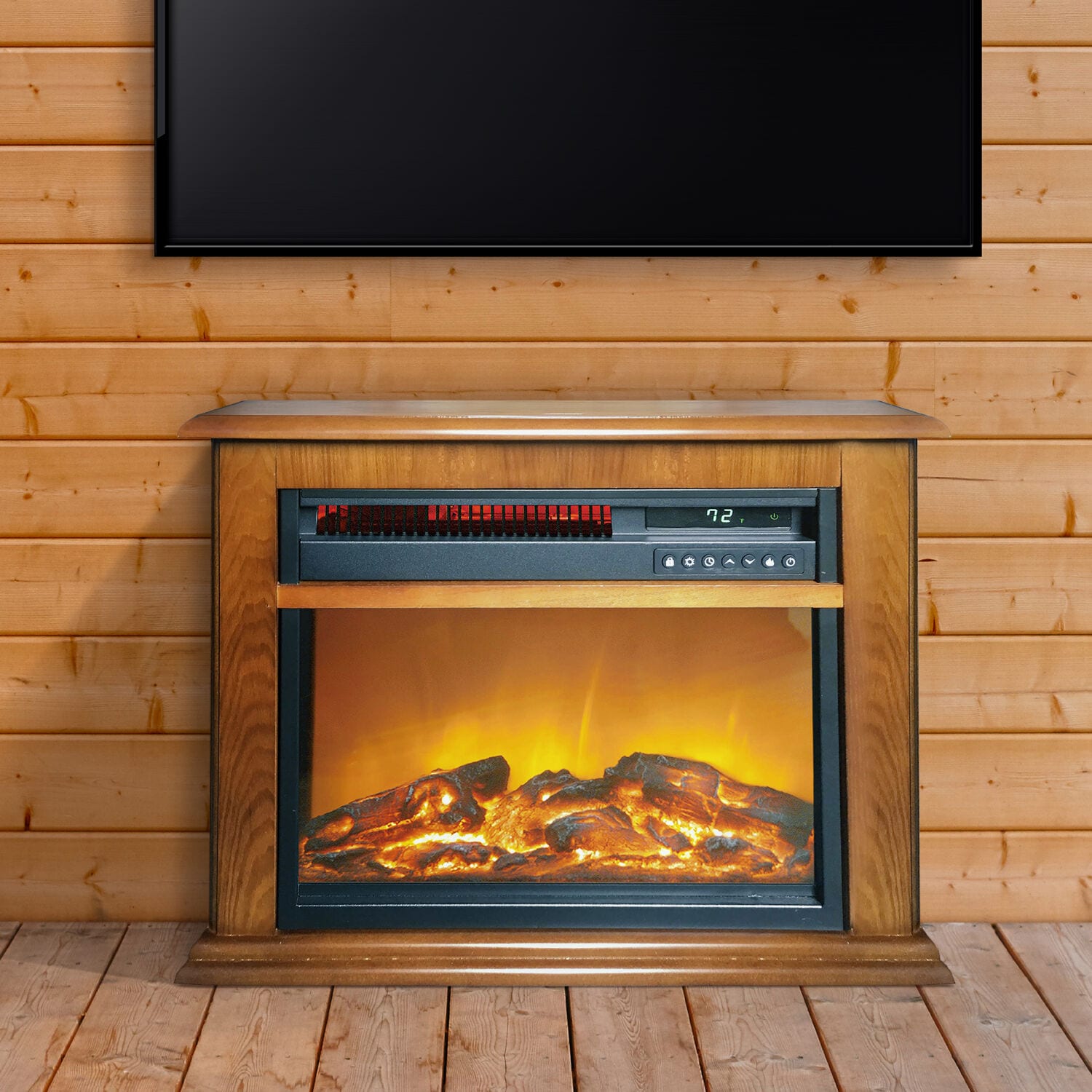 Lifesmart FP1052-OAK Electric-Fireplaces - View #11