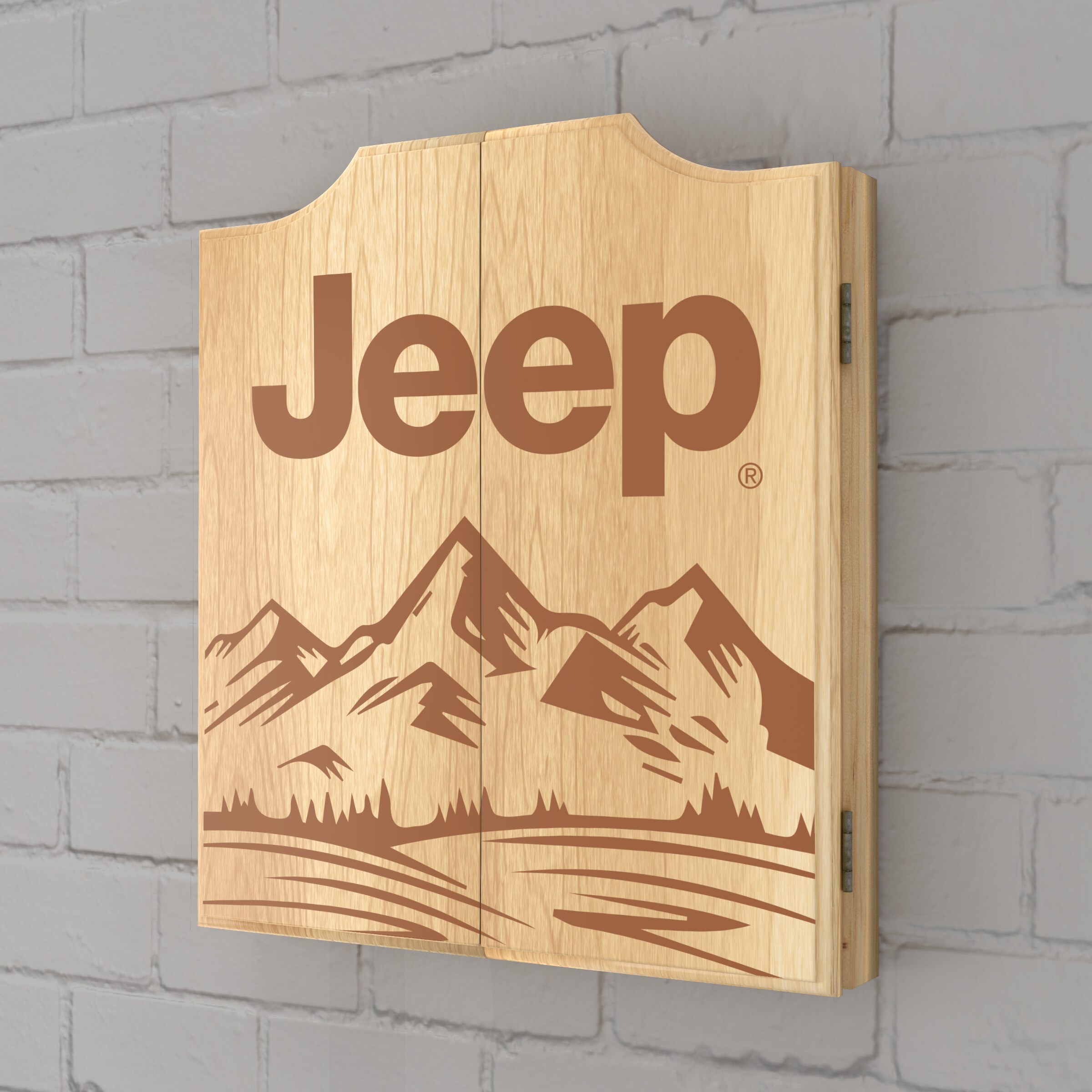 Trademark Gameroom JEEP7010-MTN06 Dartboard-Cabinets - View #2