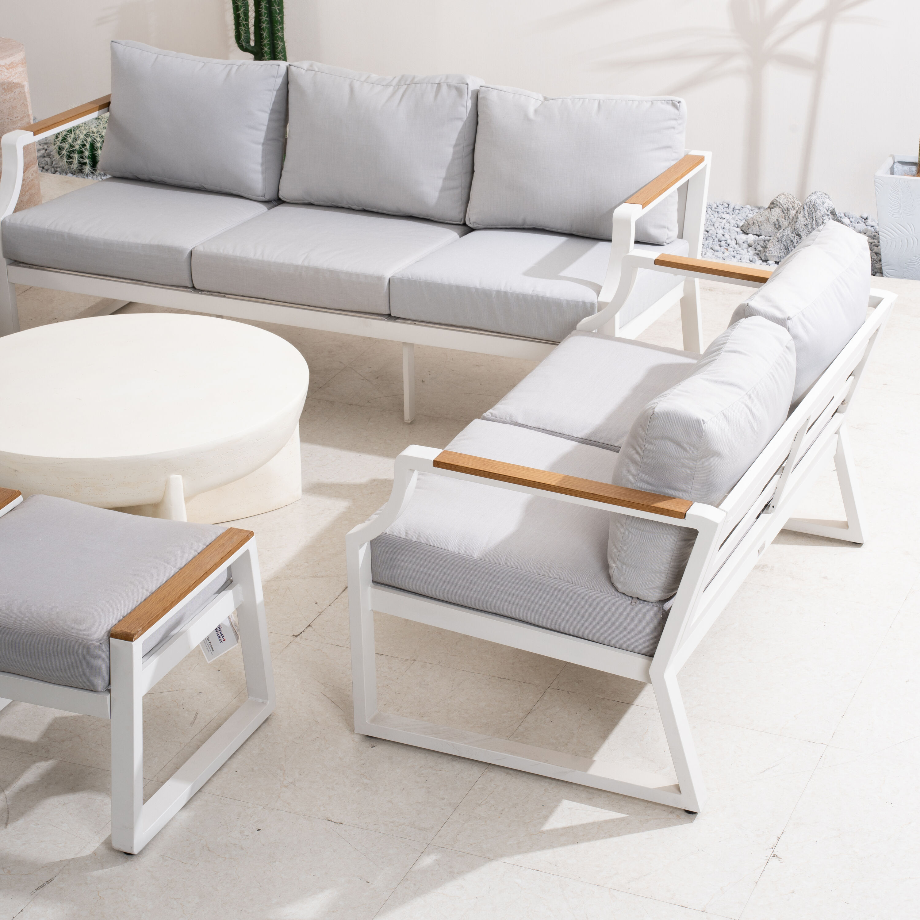 Direct Wicker DWS-2101W&152TABE Patio-Conversation-Sets - View #9