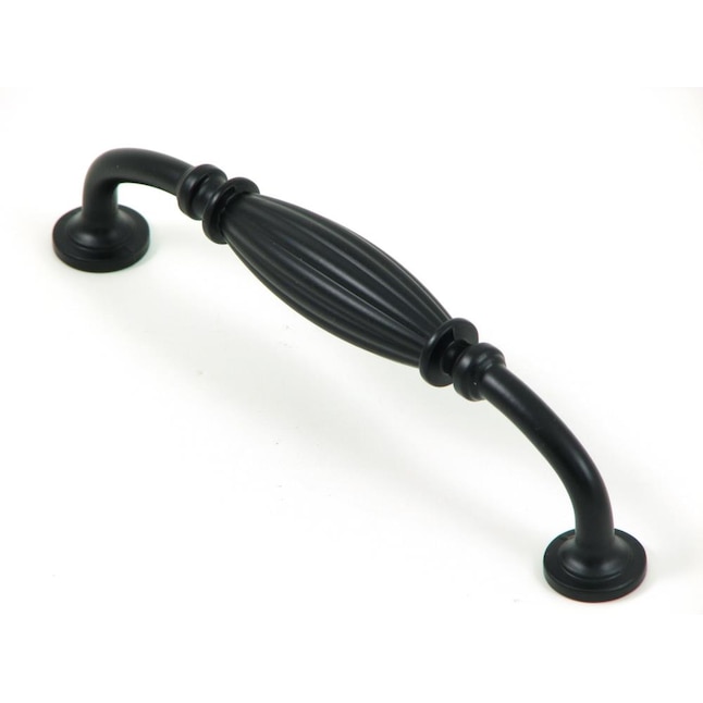 Stone Mill Hardware Matte Black 5 Inch French Country Cabinet Pull Cp5250