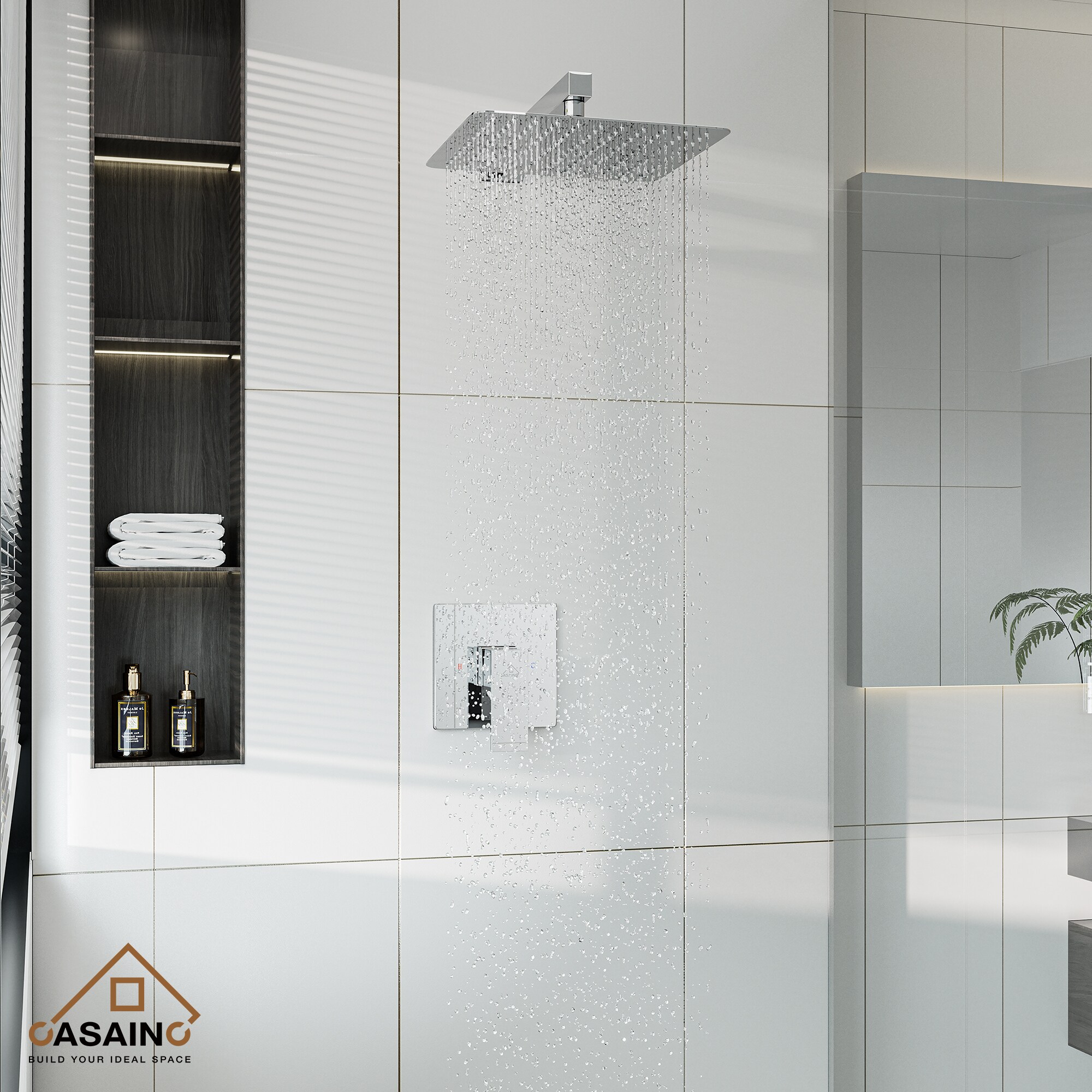 CASAINC OY-93A0901-CP Showerhead-Bar-Panels - View #5