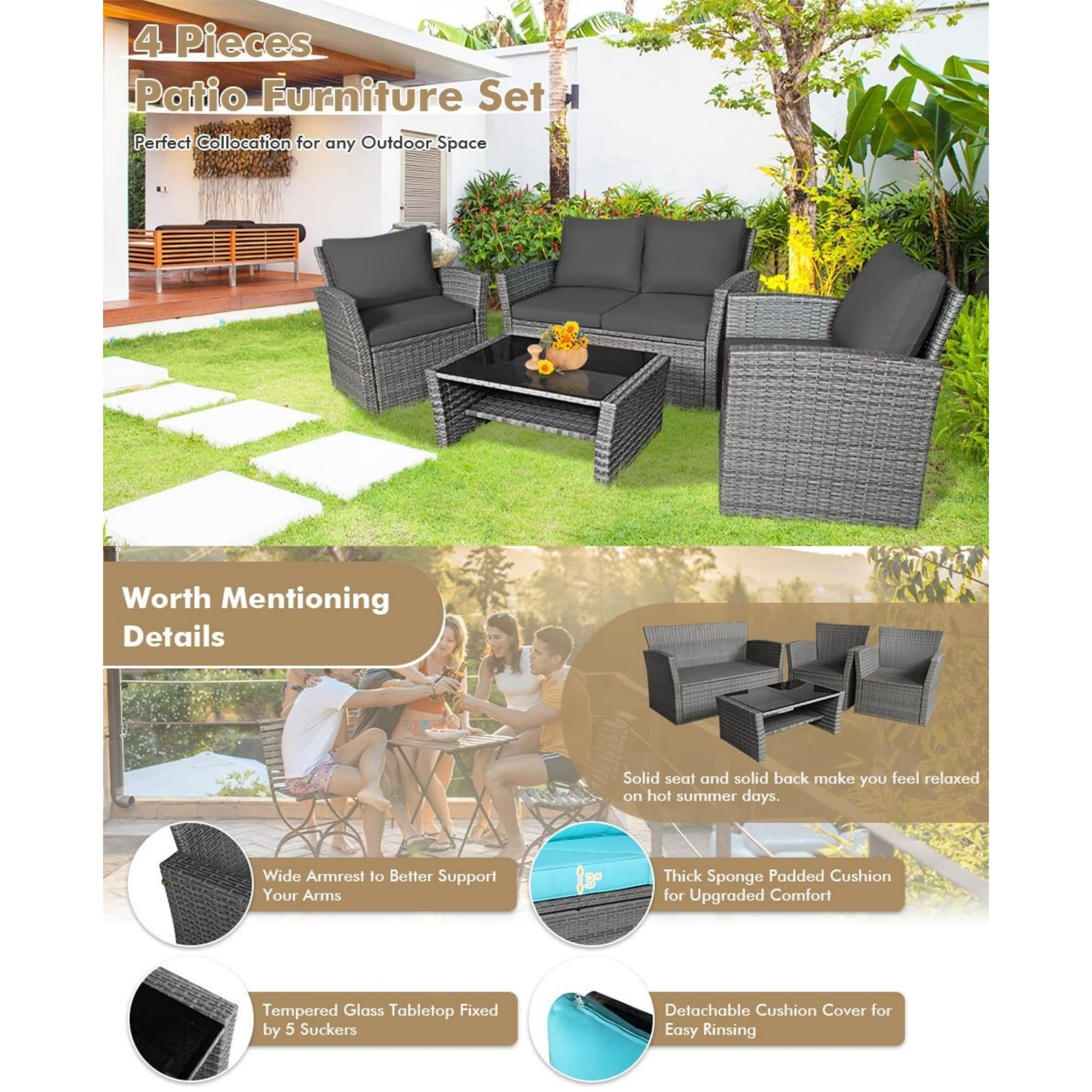 BABOOM BOM-41ADK+-CO Patio-Conversation-Sets - View #11