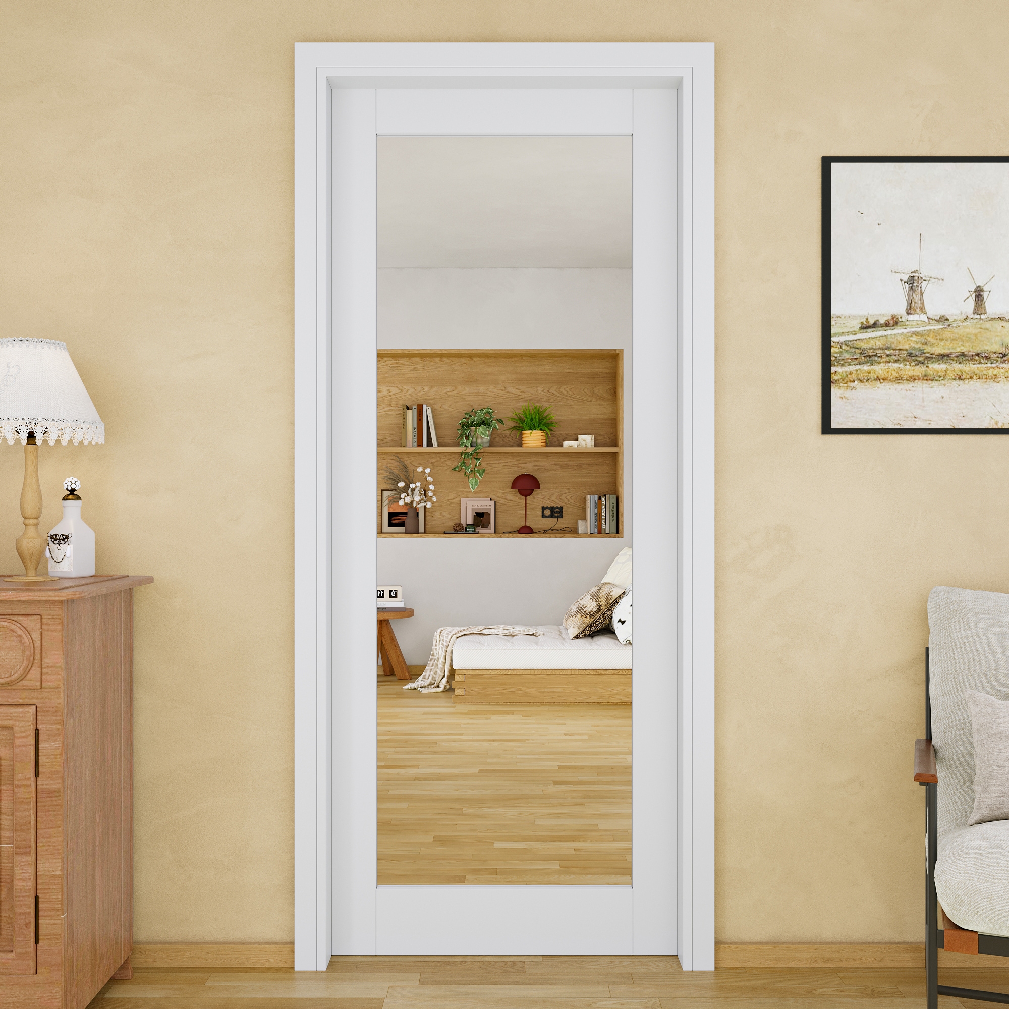JUJUBON IN-PDPK-YGMR-30 Pocket-Doorframe-Screens - View #4