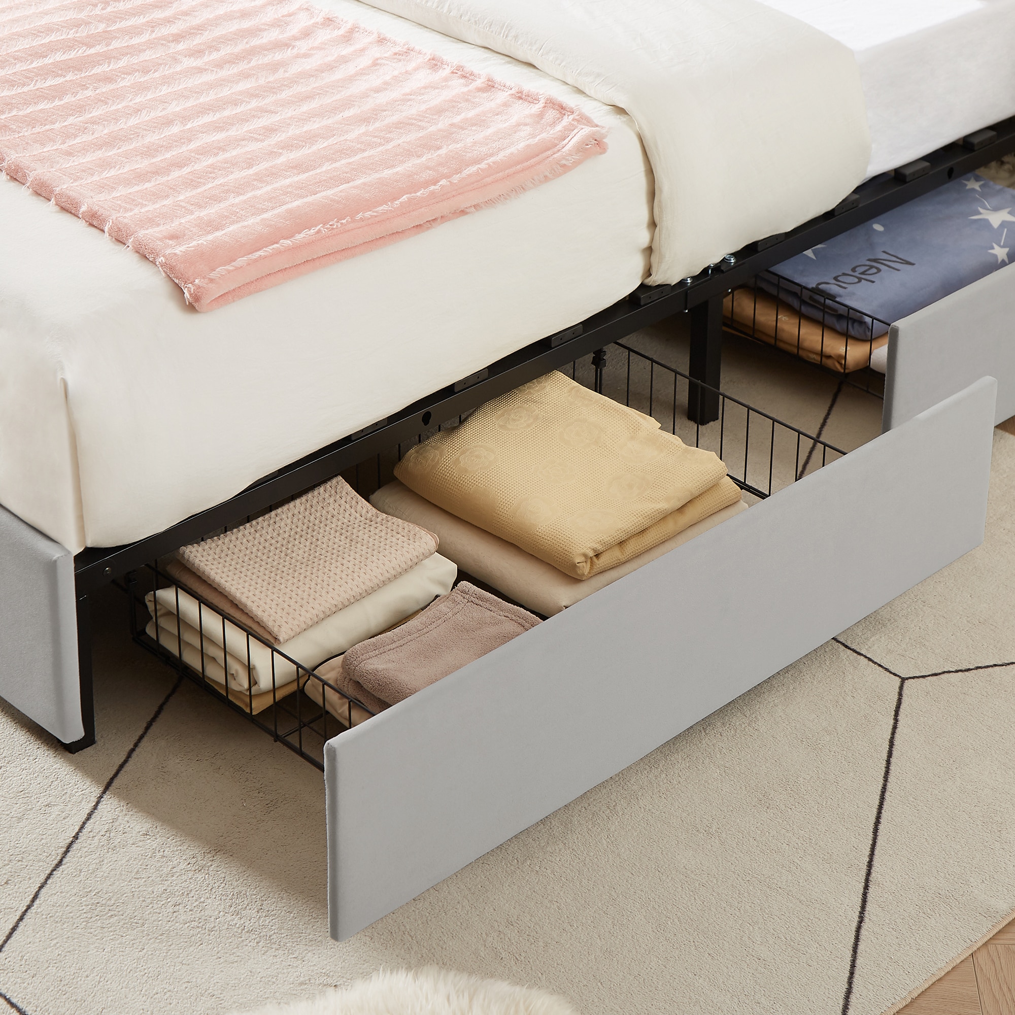 Vecelo LOE-FB12-LGRY-UP beds - View #5