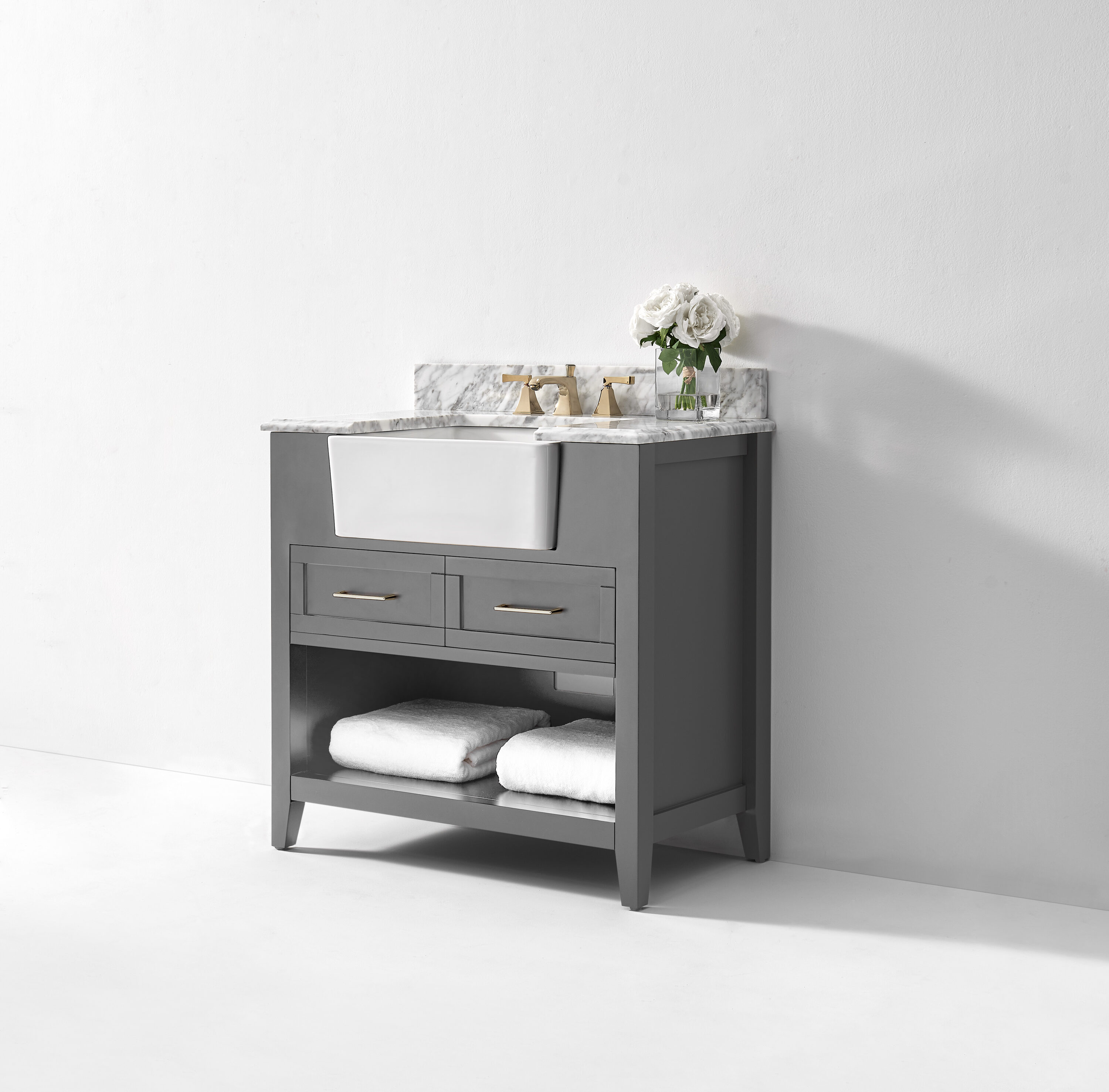 Ancerre Designs VTS-HAYLEY-36-SCG-CW Bath-Vanity-Combo - View #15