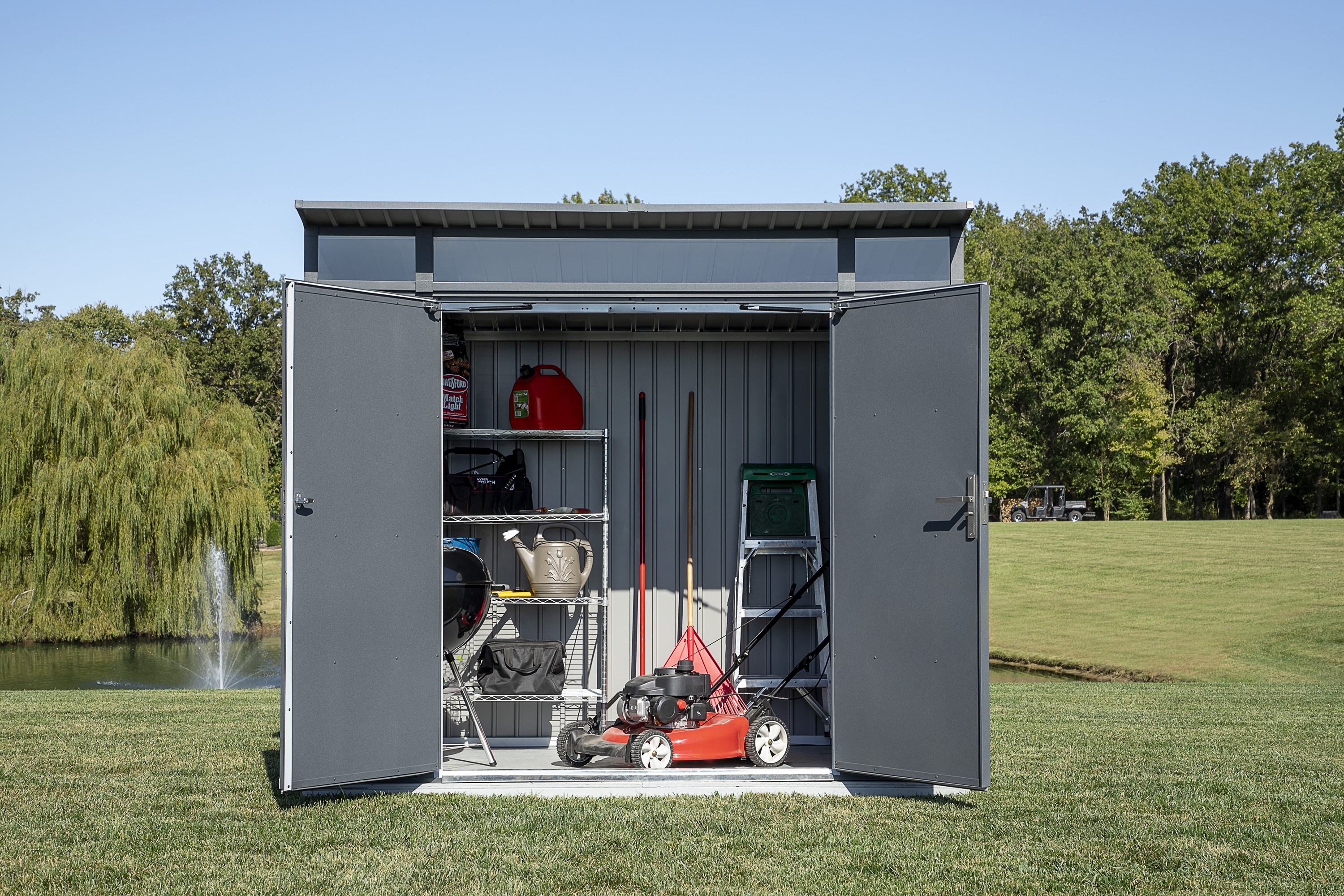 Arrow SJDEN85 Metal-Storage-Buildings-Sheds - View #9